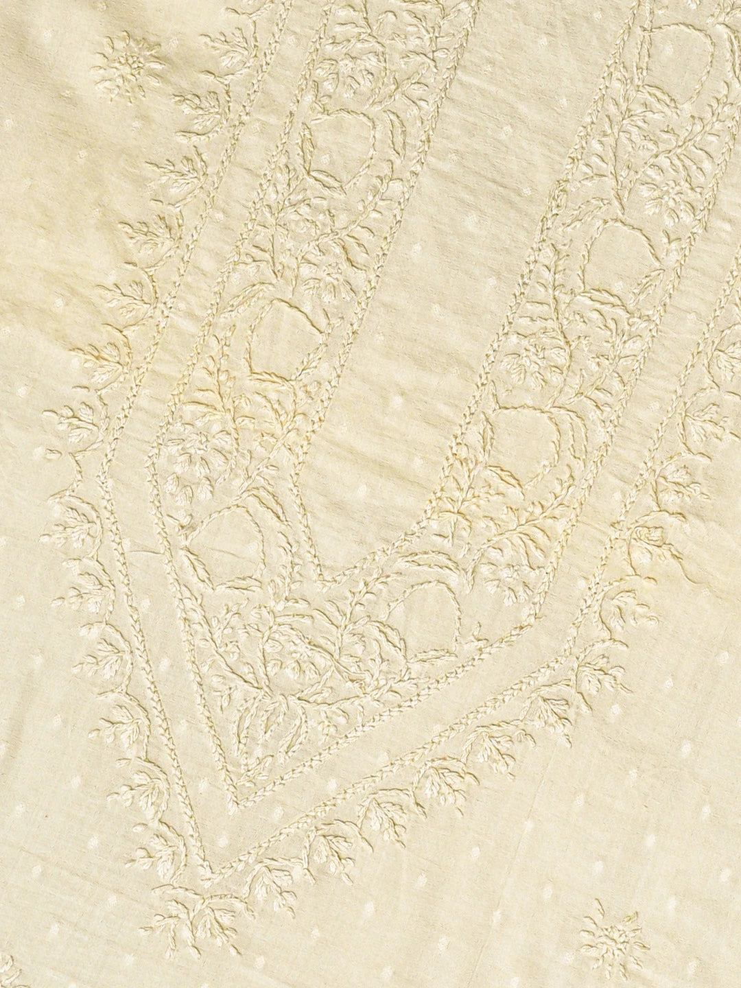 Ada Hand Embroidered Light Green Cotton Lucknowi Chikankari Unstitched Men's Kurta Piece 01A749153
