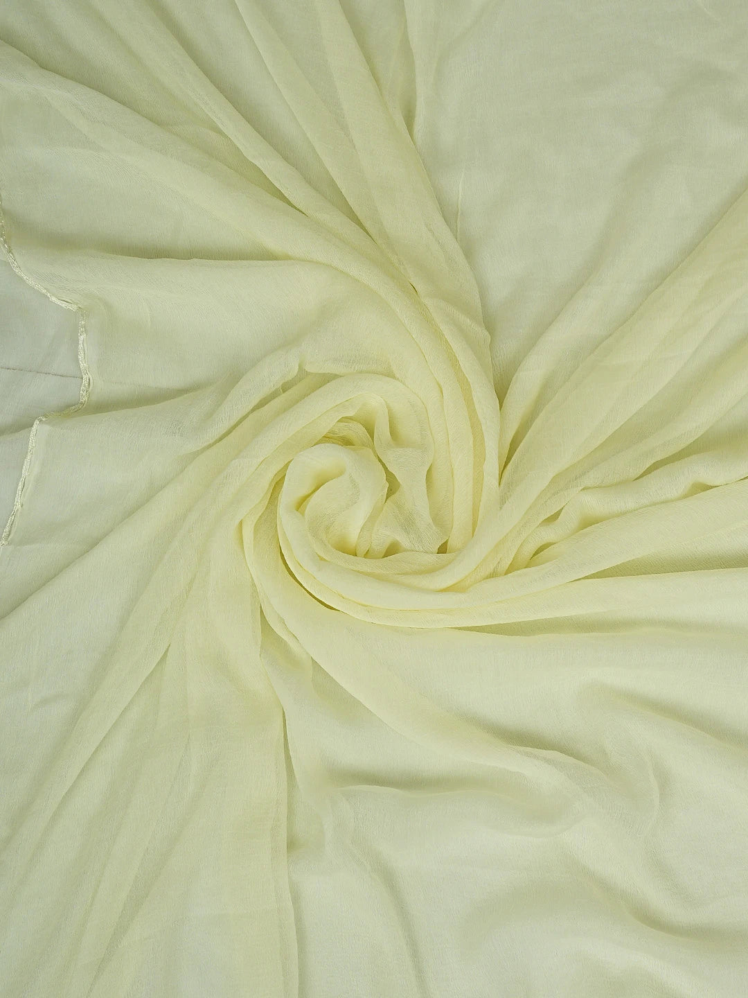 Ada Hand Embroidered Lemon Cotton Lucknowi Chikankari Unstitched Suit Piece 01A693512