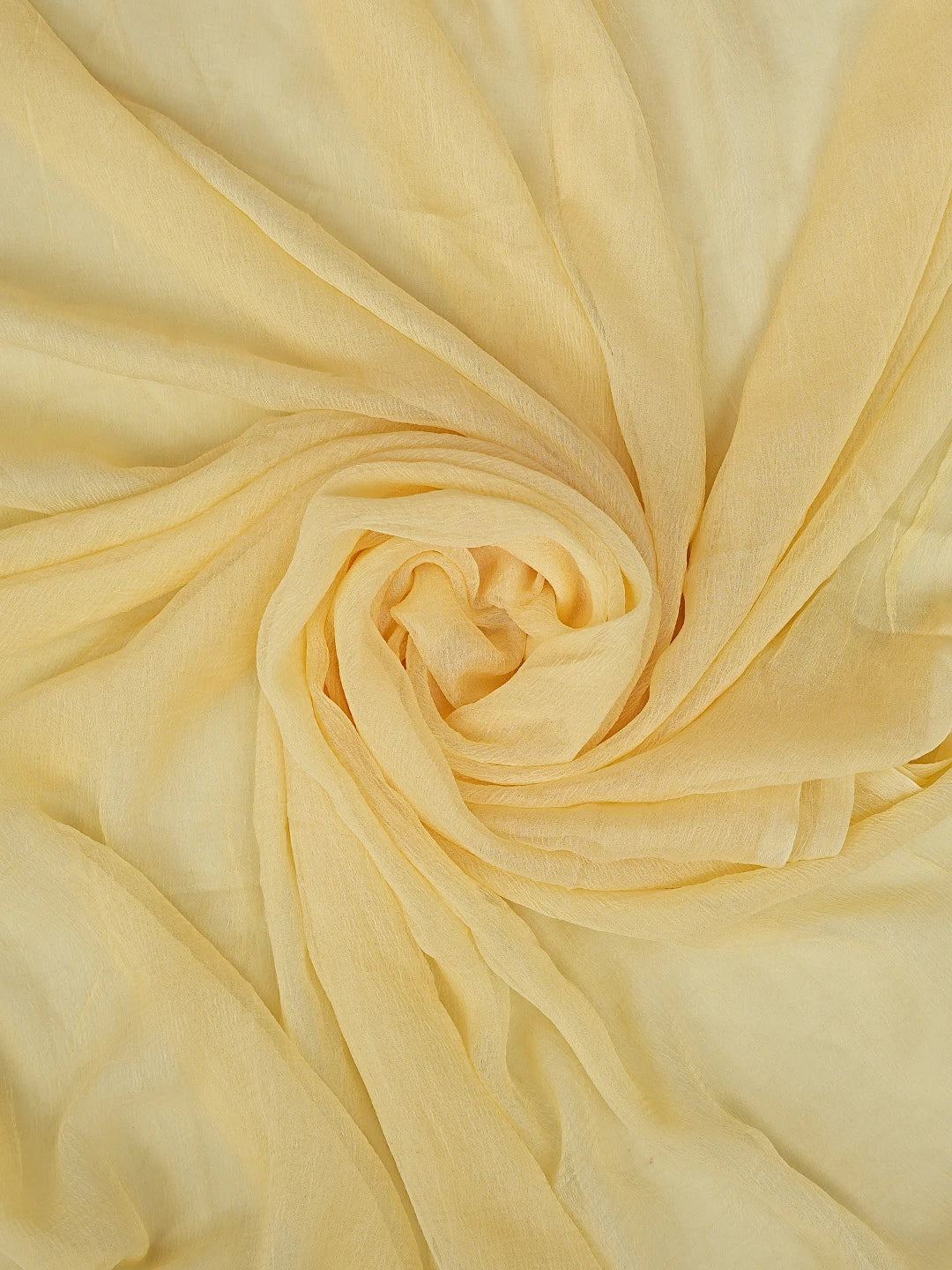Ada Hand Embroidered Yellow Cotton Lucknowi Chikankari Unstitched Suit Piece 01A879776