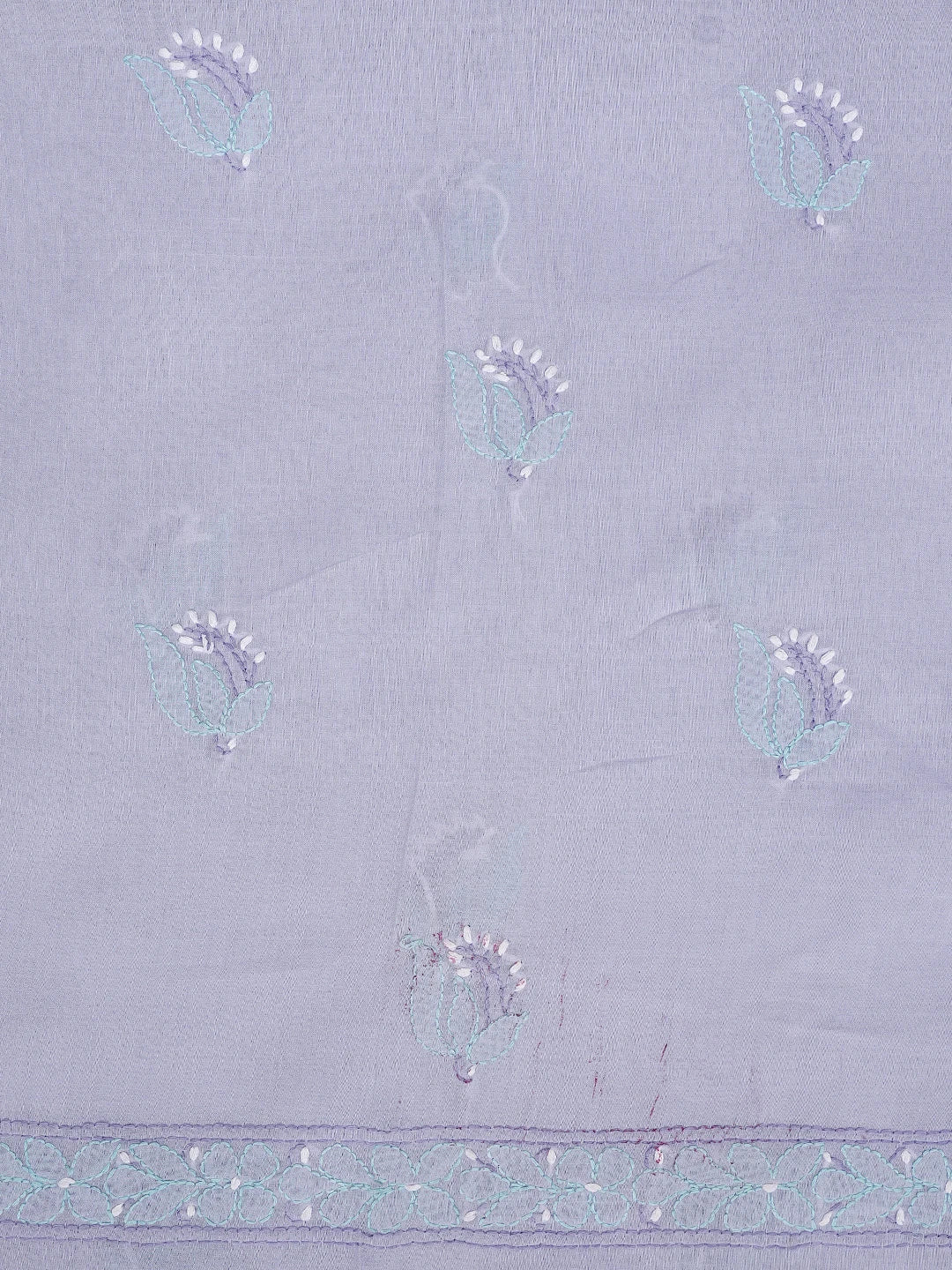 Ada Hand Embroidered Mauve Cotton Lucknowi Chikankari Unstitched Suit Piece 01A879769
