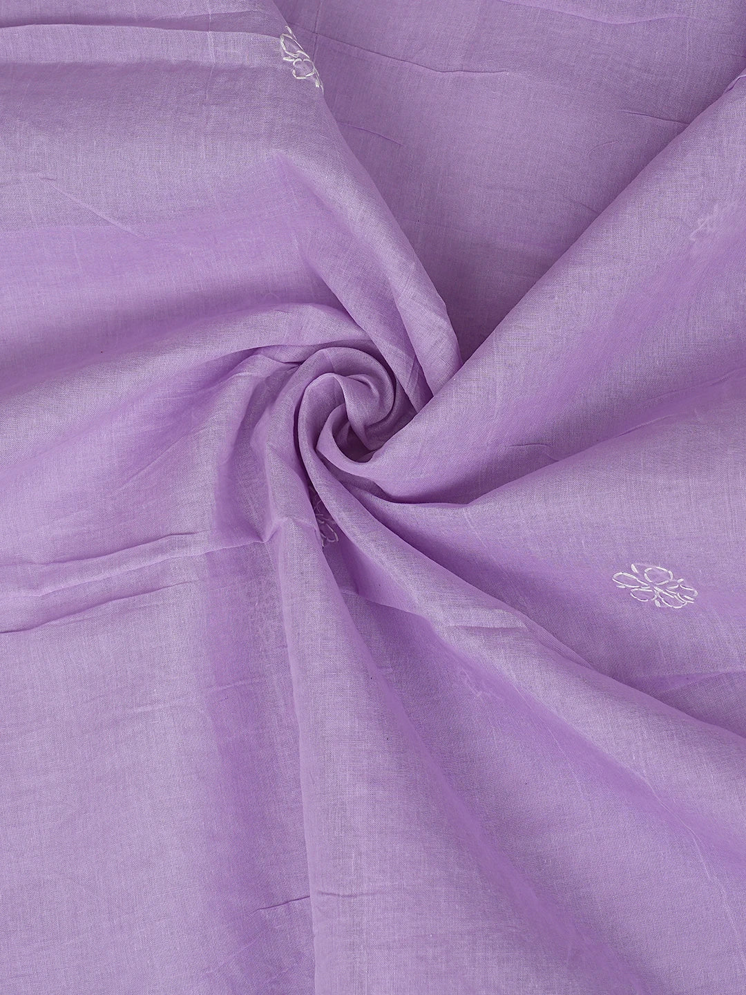 Ada Hand Embroidered Lavender Cotton Lucknowi Chikankari Unstitched Suit Piece 01A854949