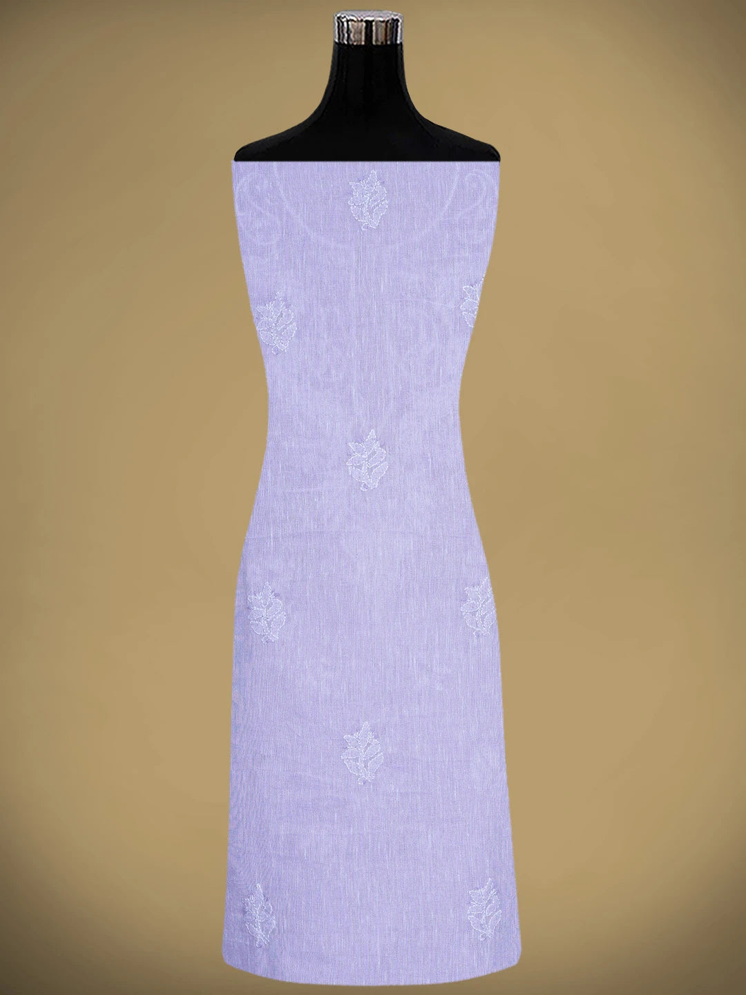 Ada Hand Embroidered Lavender Linen Lucknowi Chikankari Unstitched Suit Piece 01A885305