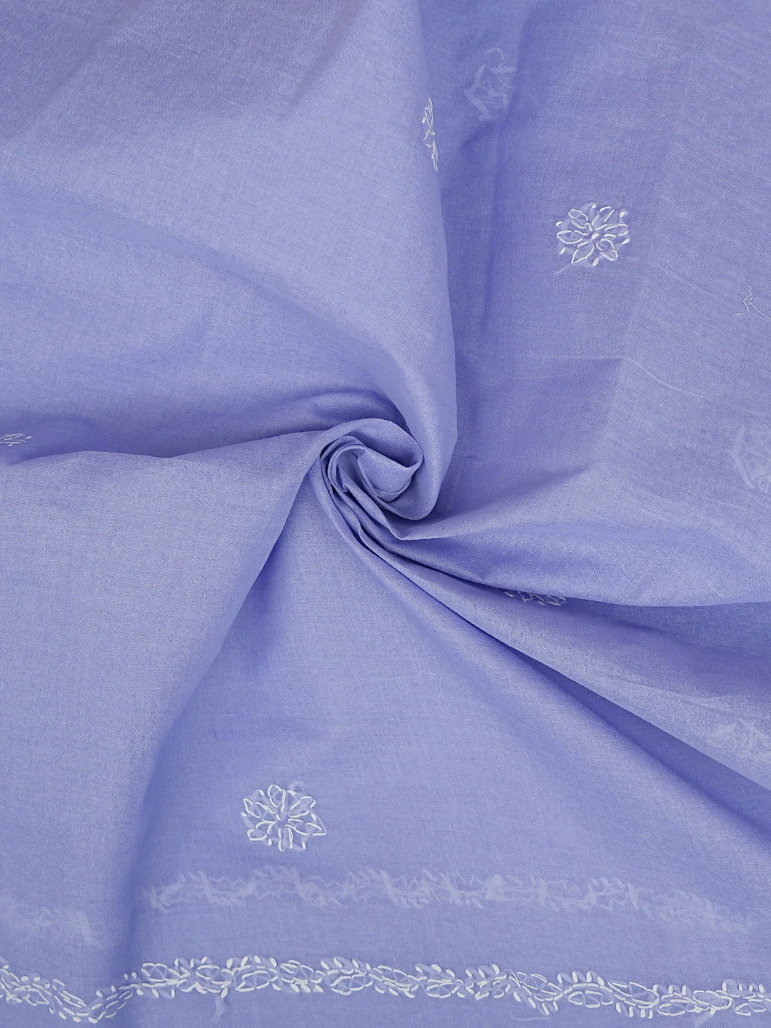 Ada Hand Embroidered Mauve Cotton Lucknowi Chikankari Unstitched Suit Piece 01A882359