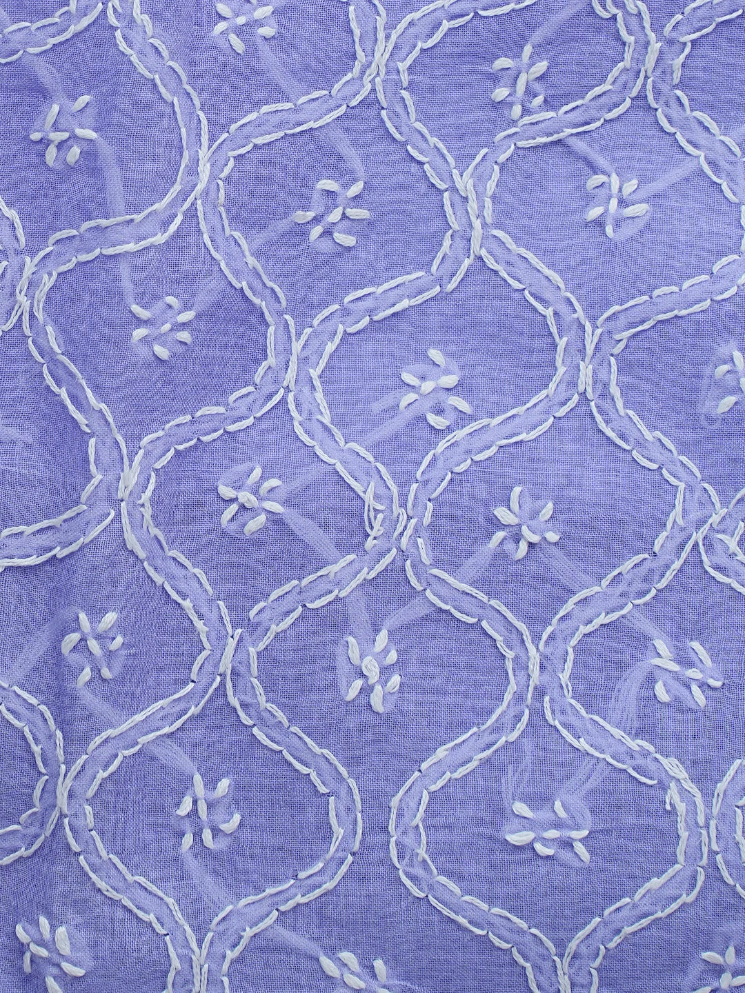 Ada Hand Embroidered Mauve Cotton Lucknowi Chikankari Unstitched Suit Piece 01A882359
