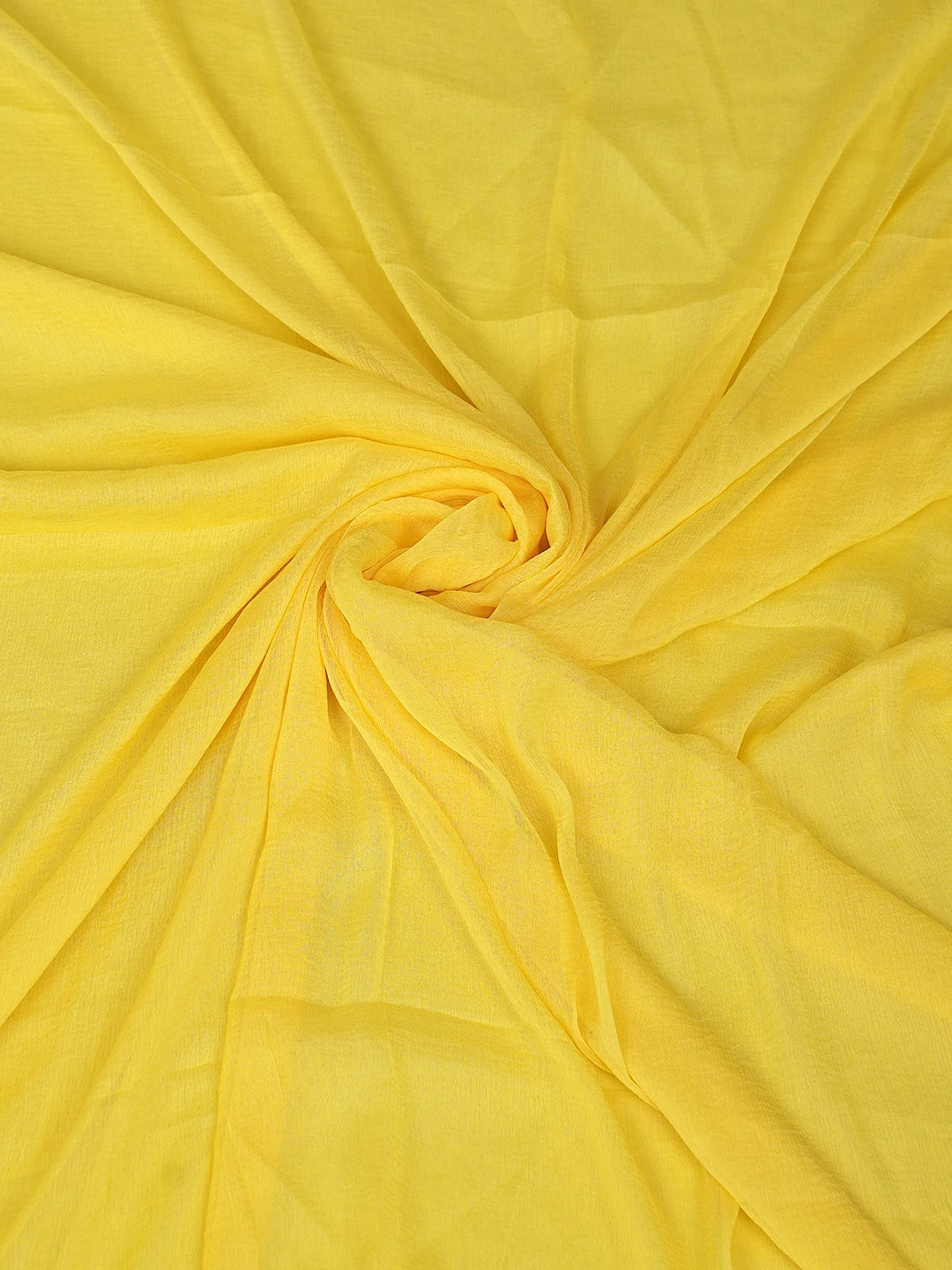 Ada Hand Embroidered Yellow Cotton Lucknowi Chikankari Unstitched Suit Piece 01A881412