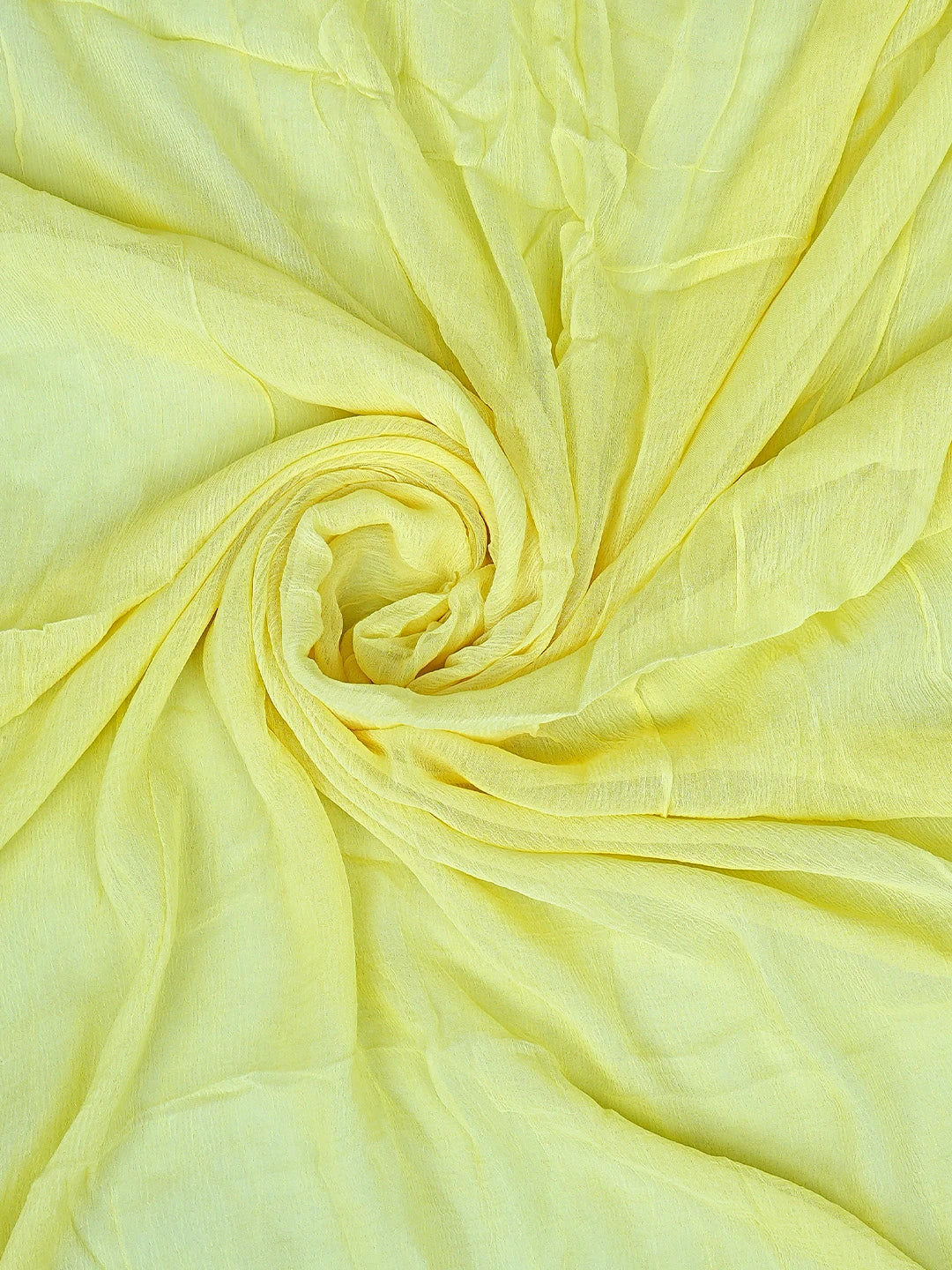 Ada Hand Embroidered Yellow Cotton Lucknowi Chikankari Unstitched Suit Piece 01A879361