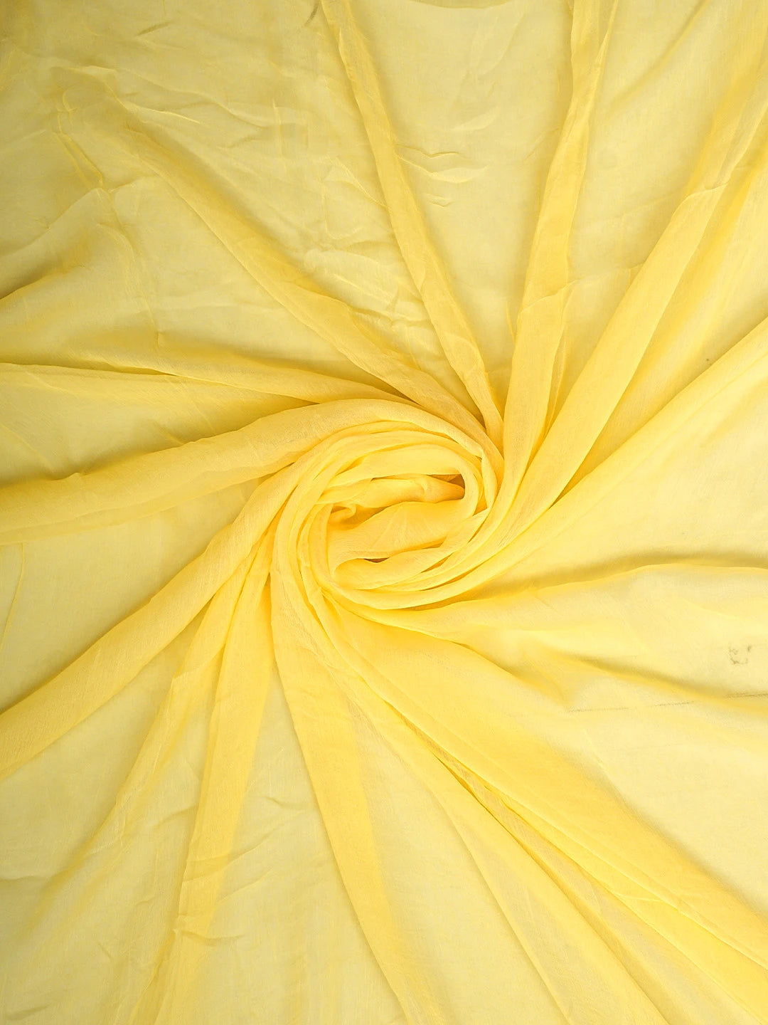 Ada Hand Embroidered Yellow Cotton Lucknowi Chikankari Unstitched Suit Piece with Cotton Dupatta 01A777787