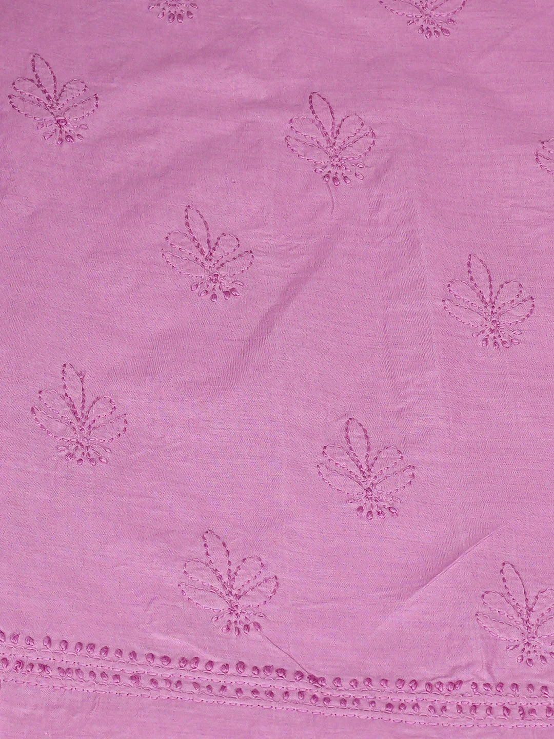 Ada Hand Embroidered Lavender Cotton Lucknowi Chikankari Unstitched Kurta 01A917905