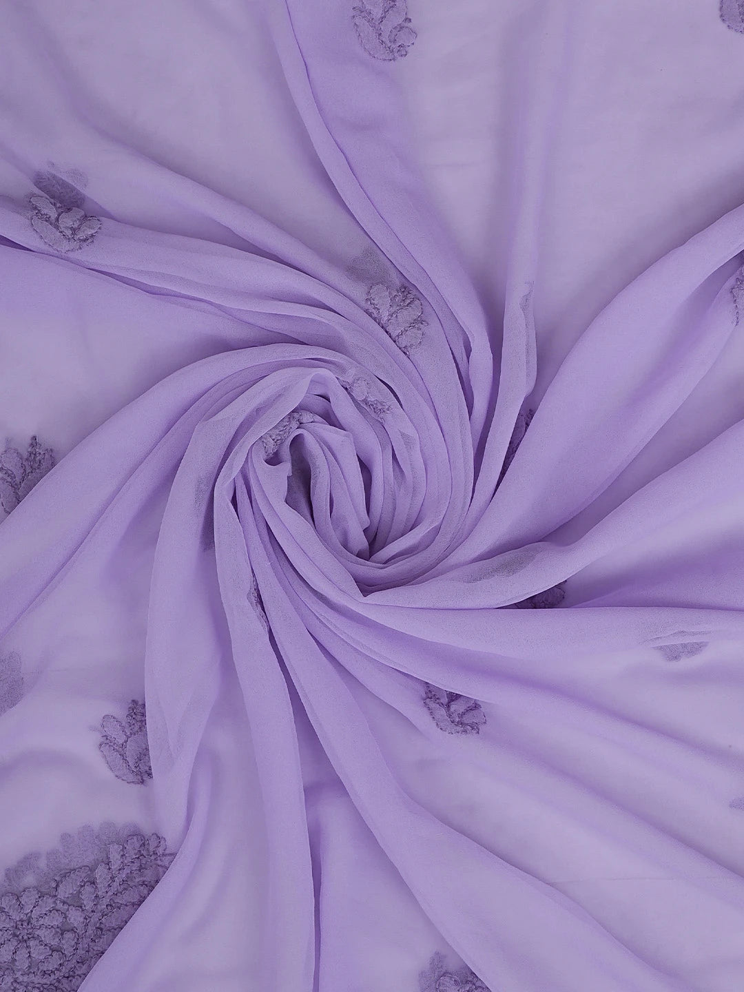 Ada Hand Embroidered Mauve Georgette Lucknowi Chikankari Unstitched Suit Piece 01A891080