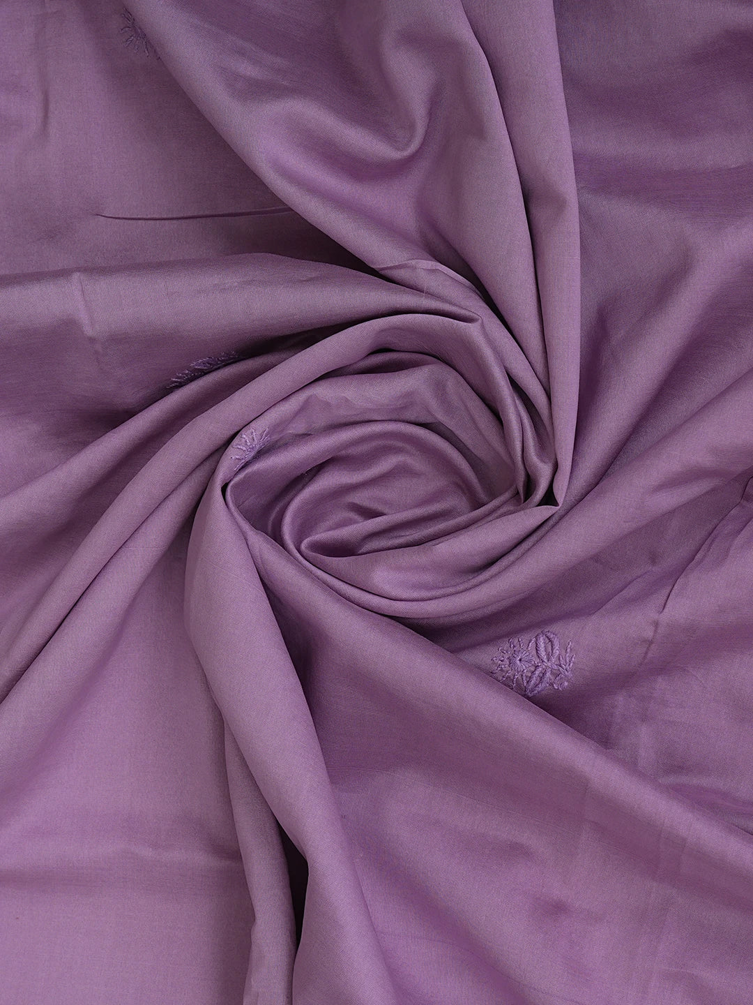 Ada Hand Embroidered Mauve Chanderi Lucknowi Chikankari Kurta Dupatta Set 01A932535