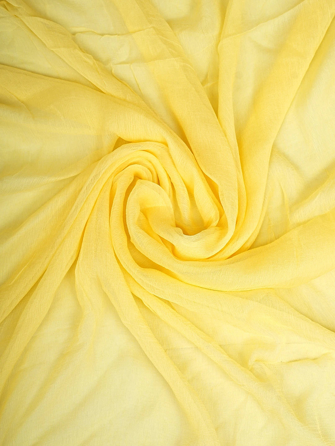 Ada Hand Embroidered Yellow Cotton Lucknowi Chikankari Unstitched Suit Piece 01A880194