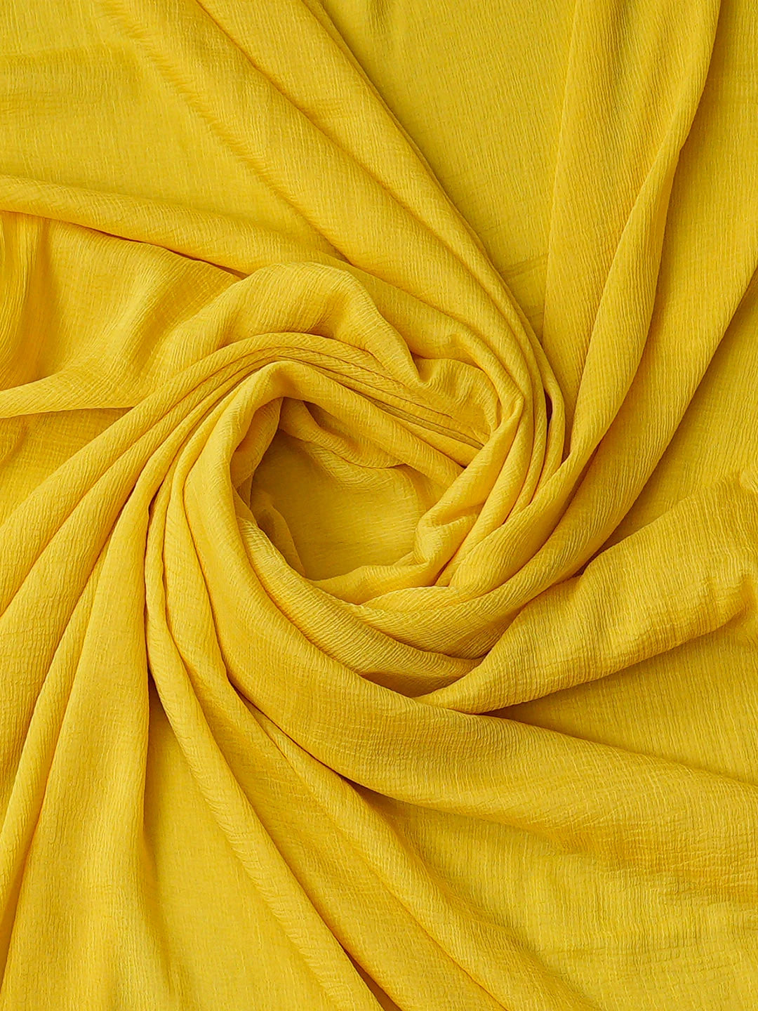 Ada Hand Embroidered Yellow Maslin Lucknowi Chikankari Unstitched Suit Piece with Chiffon Dupatta 01A795813