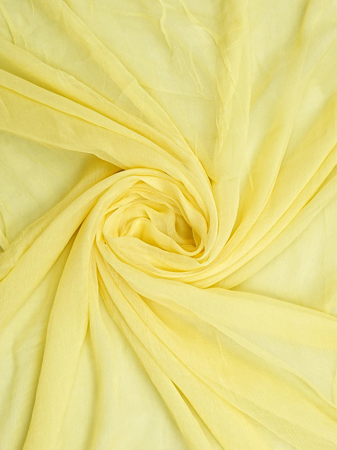 Ada Hand Embroidered Yellow Cotton Lucknowi Chikankari Unstitched Suit Piece 01A818695