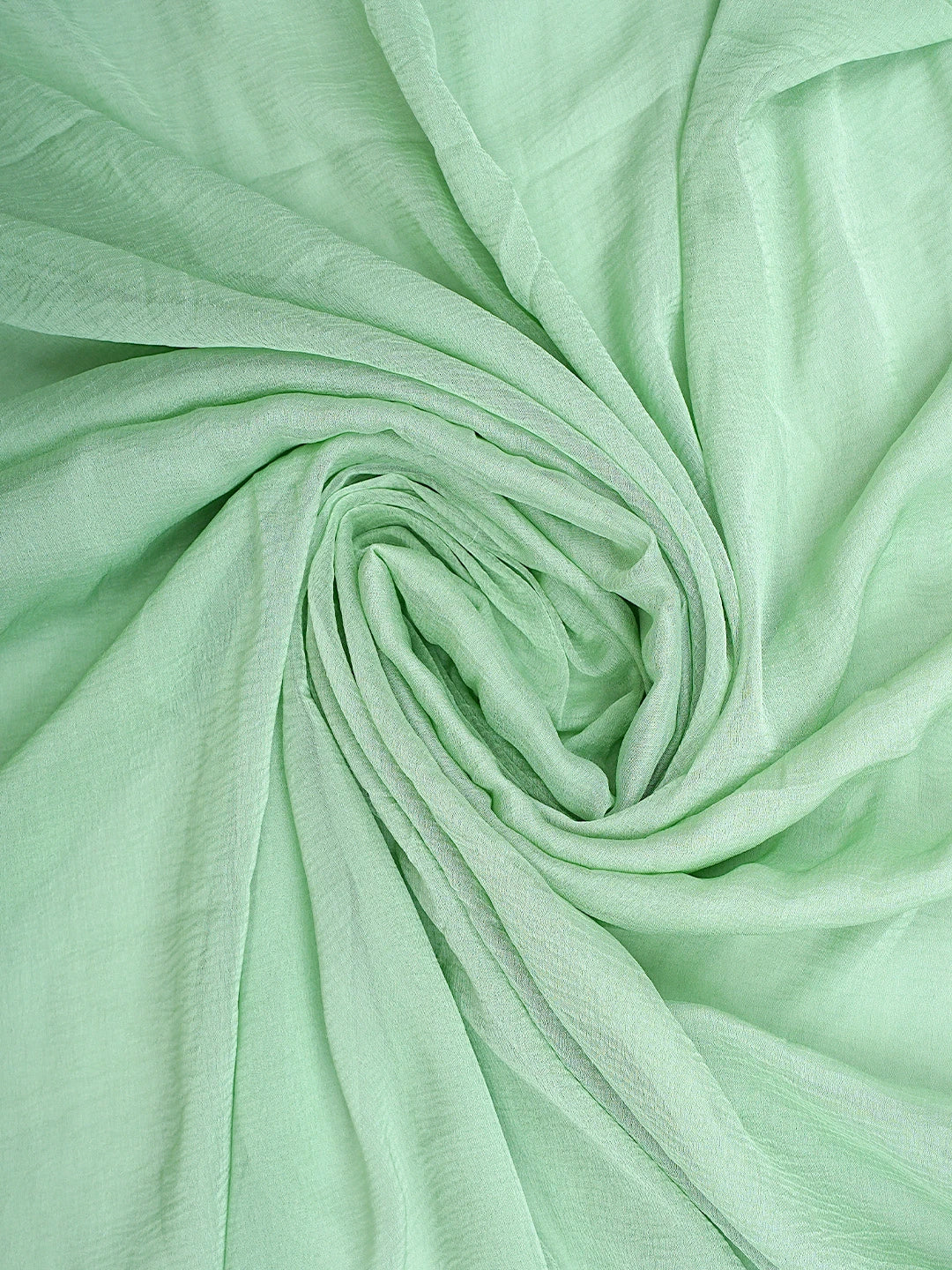 Ada Hand Embroidered Light Green Cotton Lucknowi Chikankari Unstitched Suit Piece with Chiffon Dupatta 01A943494
