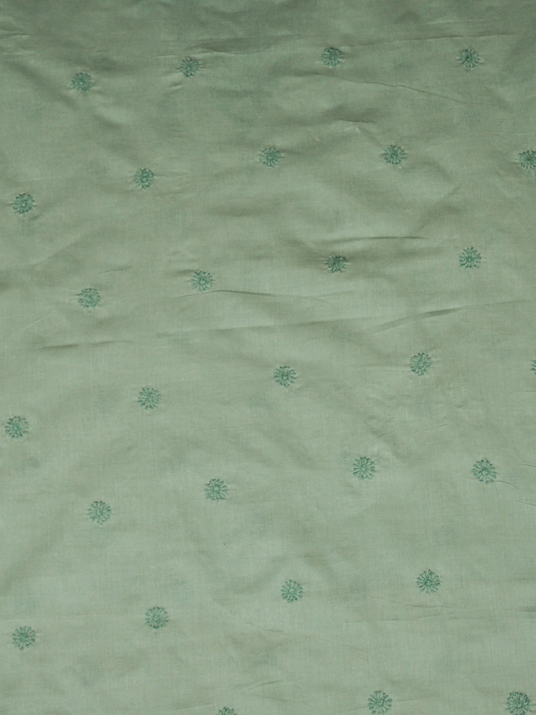 Ada Hand Embroidered Teal Green Cotton Lucknowi Chikankari Unstitched Men's Kurta 01A939735