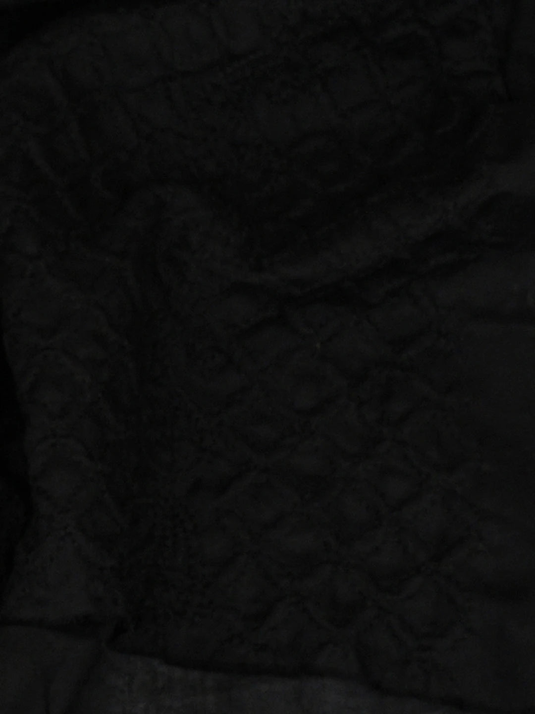 Ada Hand Embroidered Black Cotton Lucknowi Chikankari Unstitched Men's Kurta 01A943349