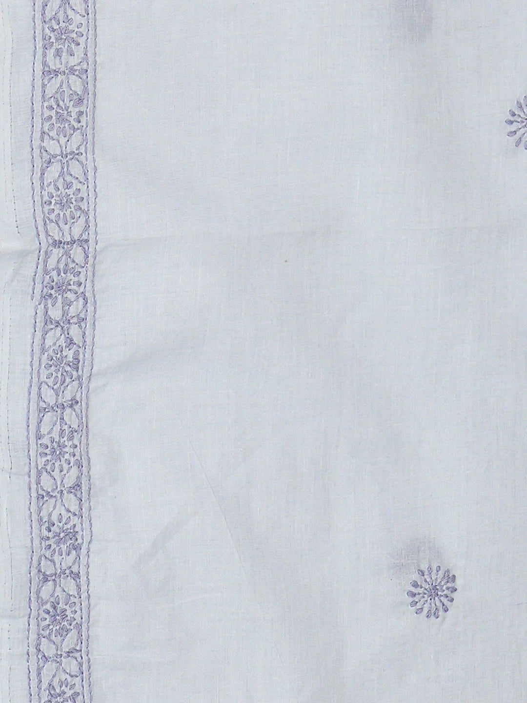 Ada Hand Embroidered Light Mauve Cotton Lucknowi Chikankari Unstitched Men's Kurta 01A939740