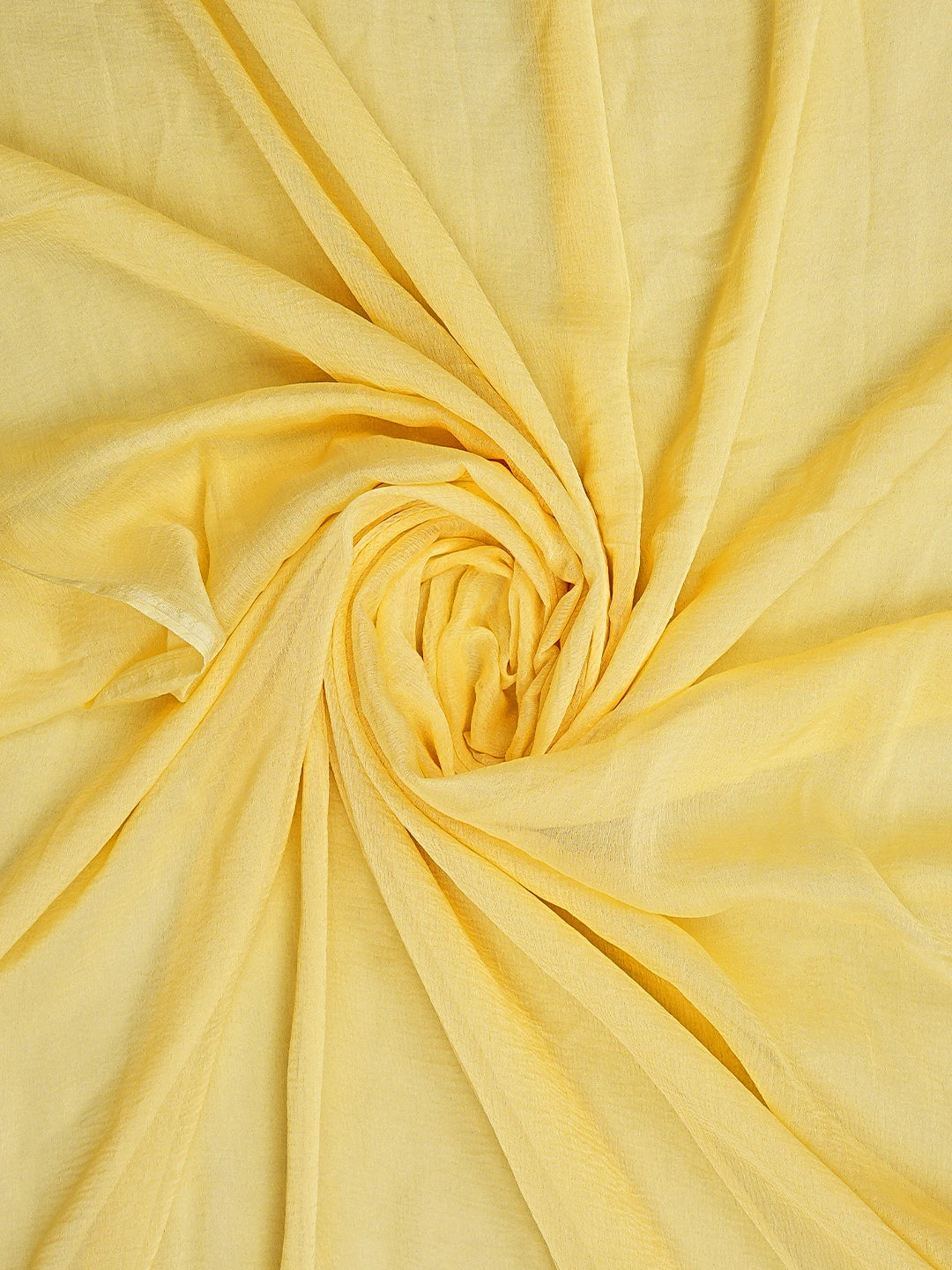 Ada Hand Embroidered Yellow Cotton Lucknowi Chikankari Unstitched Suit Piece 01A943523