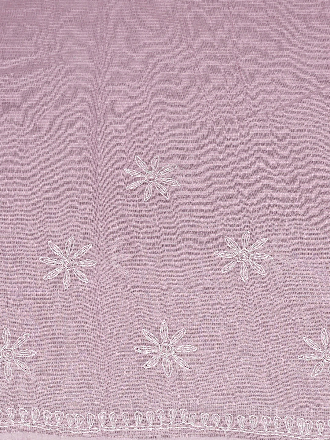 Ada Hand Embroidered PInk Kota Lucknowi Chikankari Unstitched Kurta 01A838016