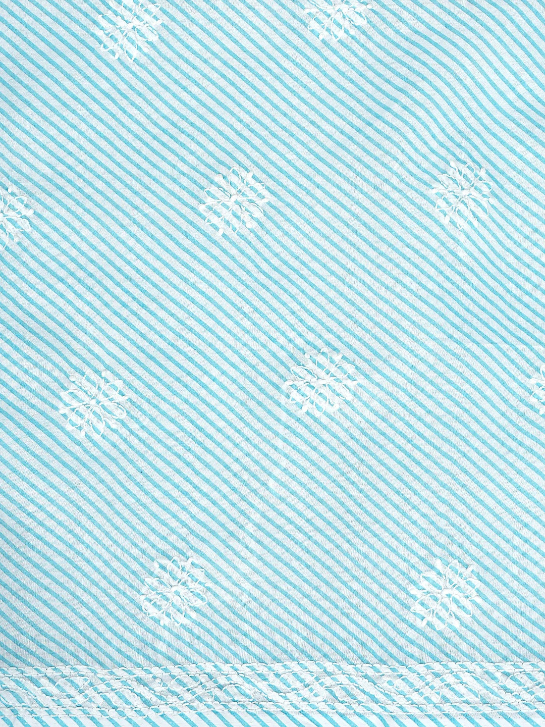 Ada Hand Embroidered Blue Cotton Lucknowi Chikankari Unstitched Suit Piece 01A948972
