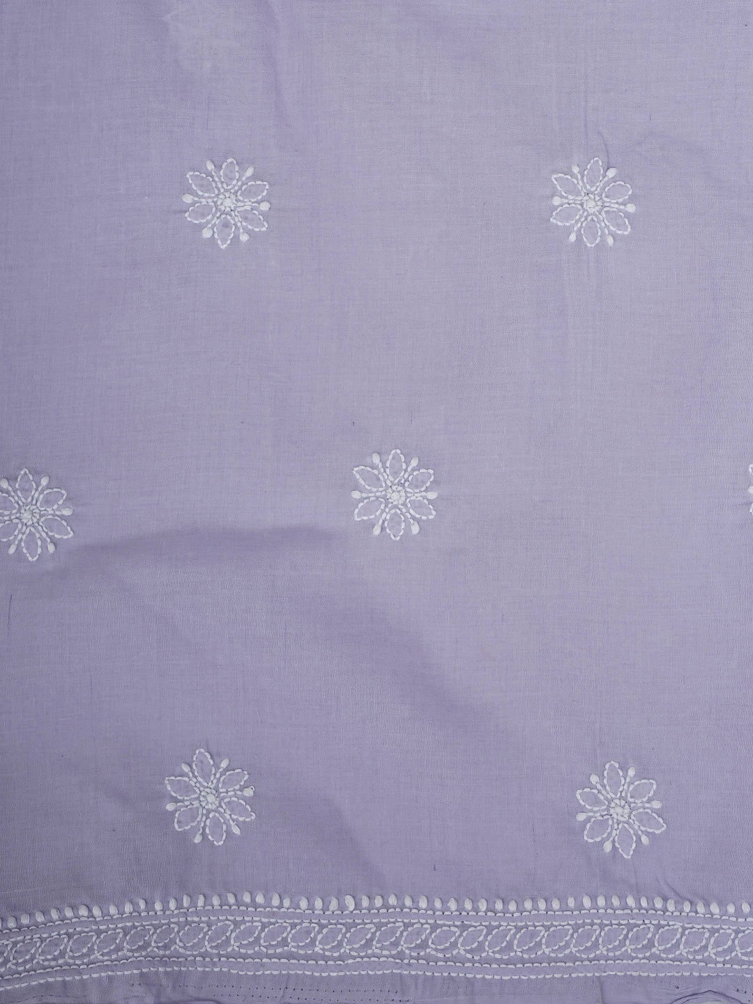 Ada Hand Embroidered Mauve Cotton Lucknowi Chikankari Unstitched Suit Piece 01A954458