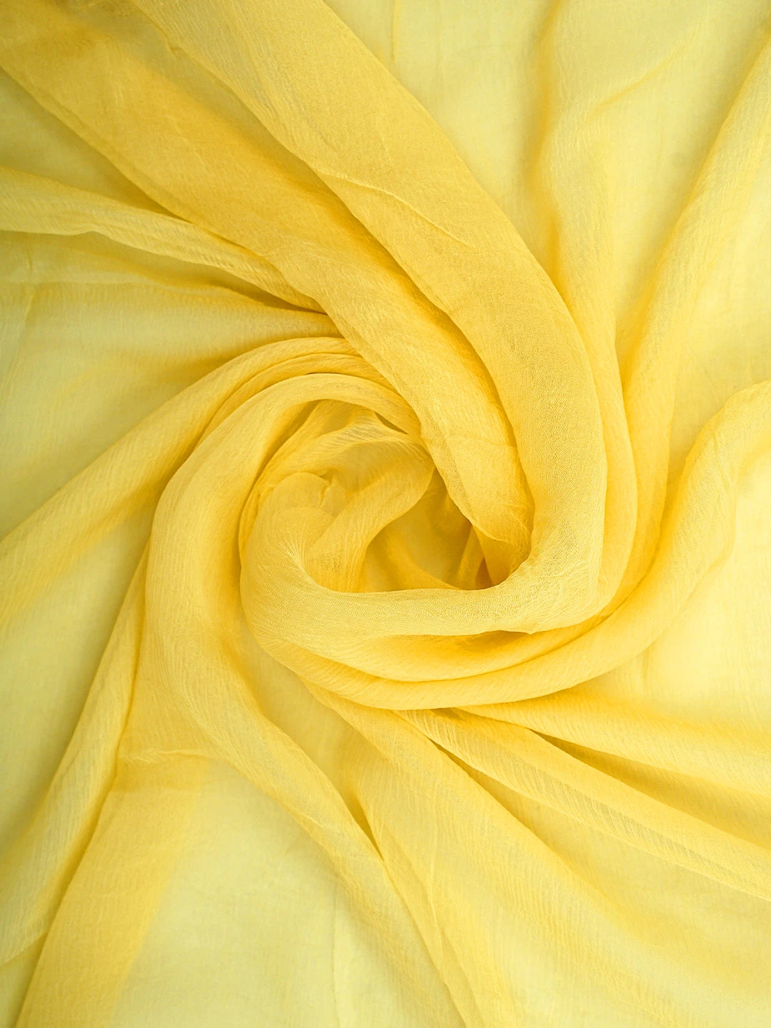 Ada Hand Embroidered Yellow Cotton Lucknowi Chikankari Unstitched Suit Piece 01A954399