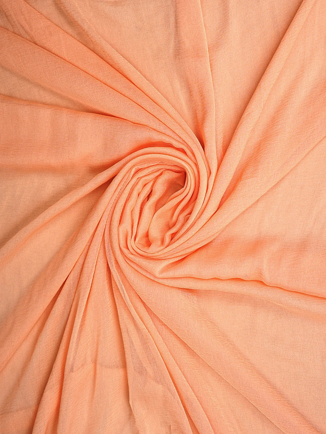 Ada Hand Embroidered Peach Cotton Lucknowi Chikankari Unstitched Suit Piece 01A960212