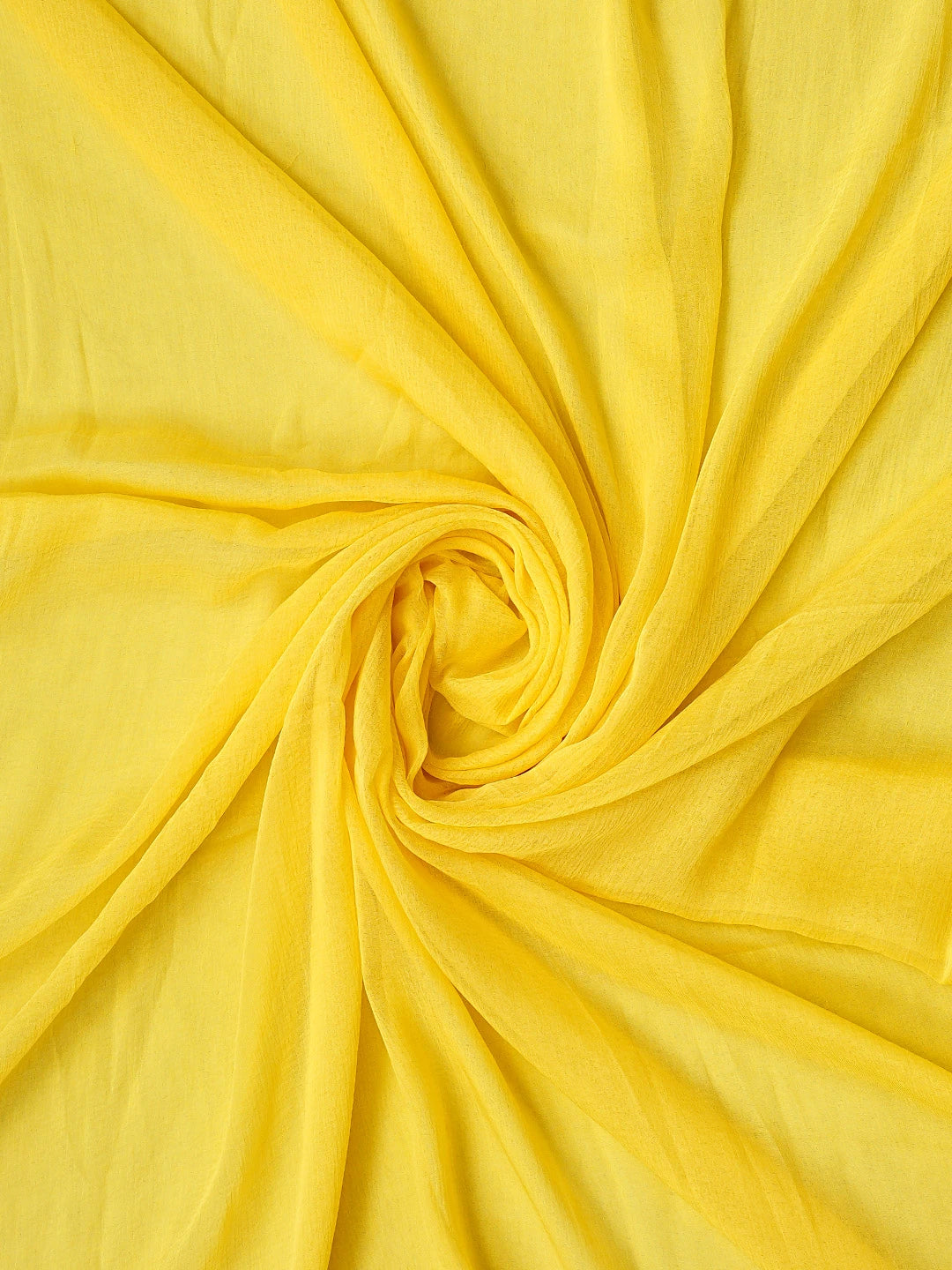 Ada Hand Embroidered Yellow Cotton Lucknowi Chikankari Unstitched Suit Piece 01A960231