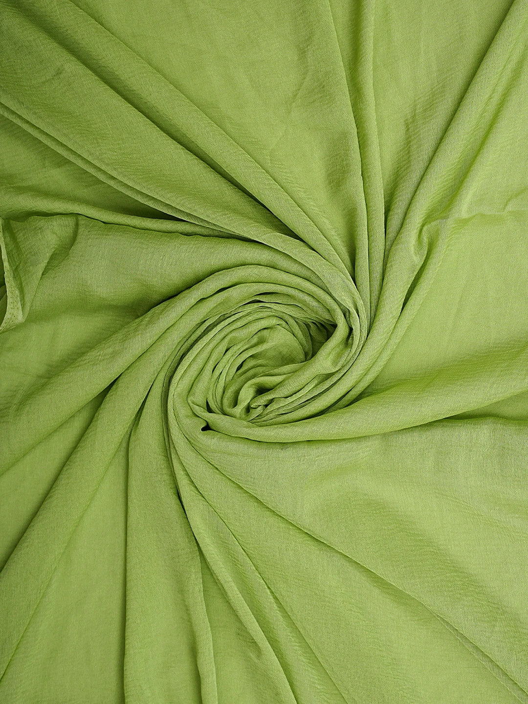 Ada Hand Embroidered Green Cotton Lucknowi Chikankari Unstitched Suit Piece 01A960238