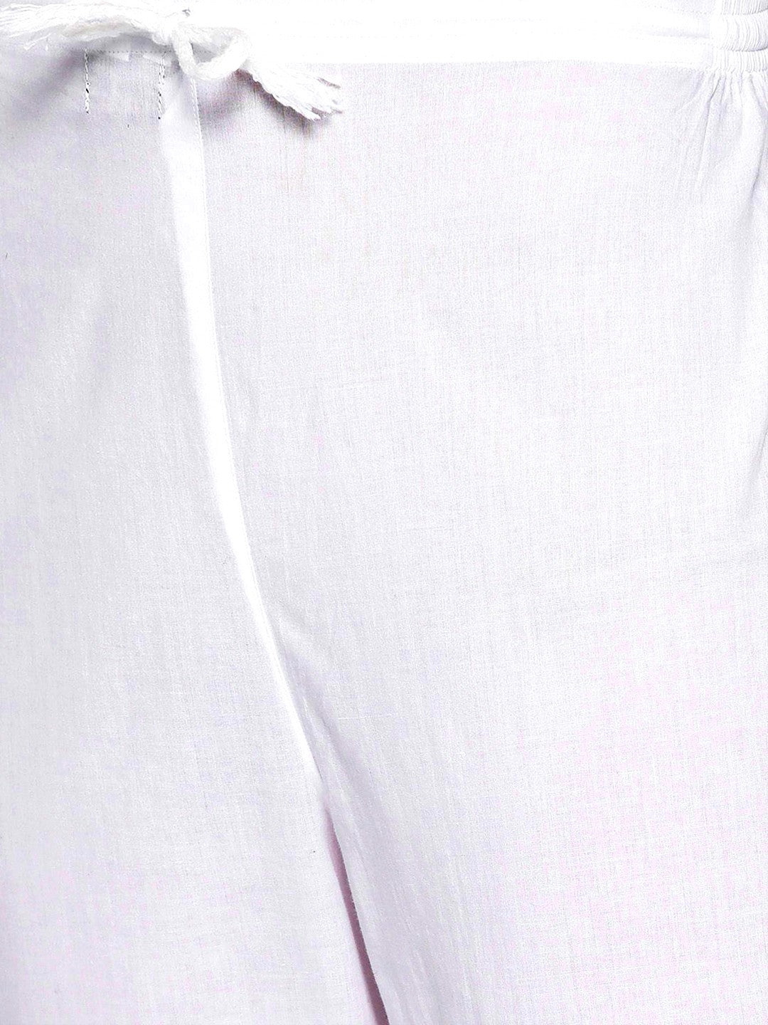 Ada Hand Embroidered White Cotton Lucknow Chikankari Kurta Set A100215
