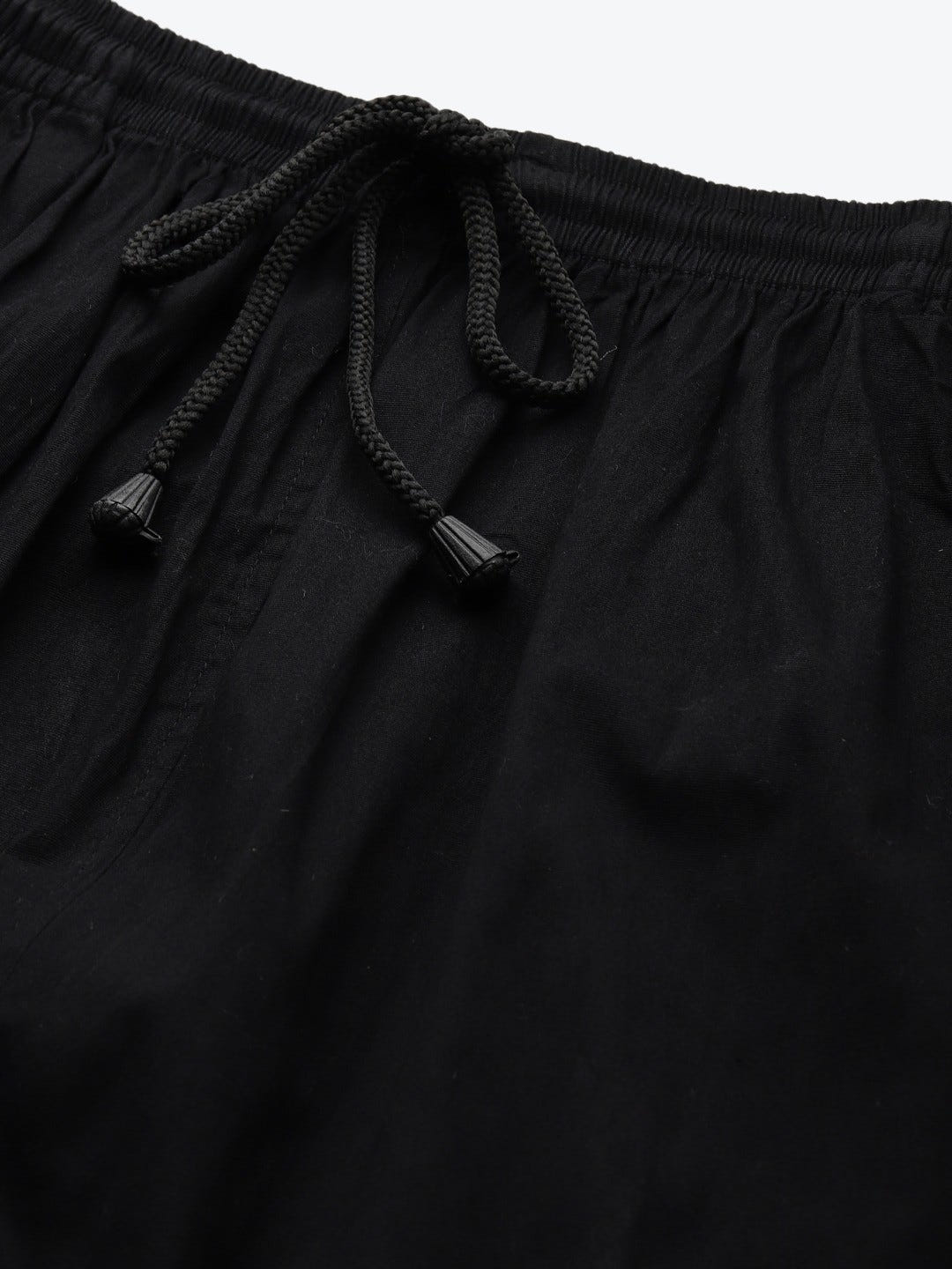 Ada Hand Embroidered Black Cotton Lucknowi Chikankari Palazzo A711124