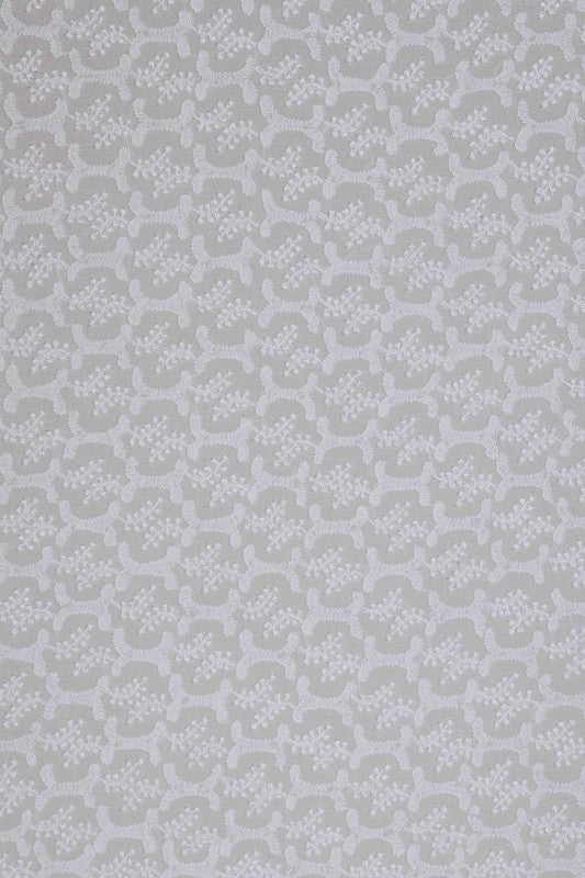 Ada Hand Embroidered White Pure Georgette Lucknowi Chikankari Unstitched Men's Kurta Piece A462749