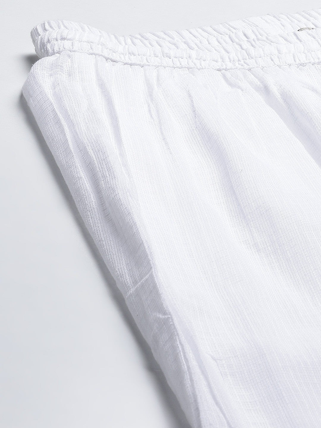 Ada Hand Embroidered White Kota Lucknow Chikan Palazzo A711144