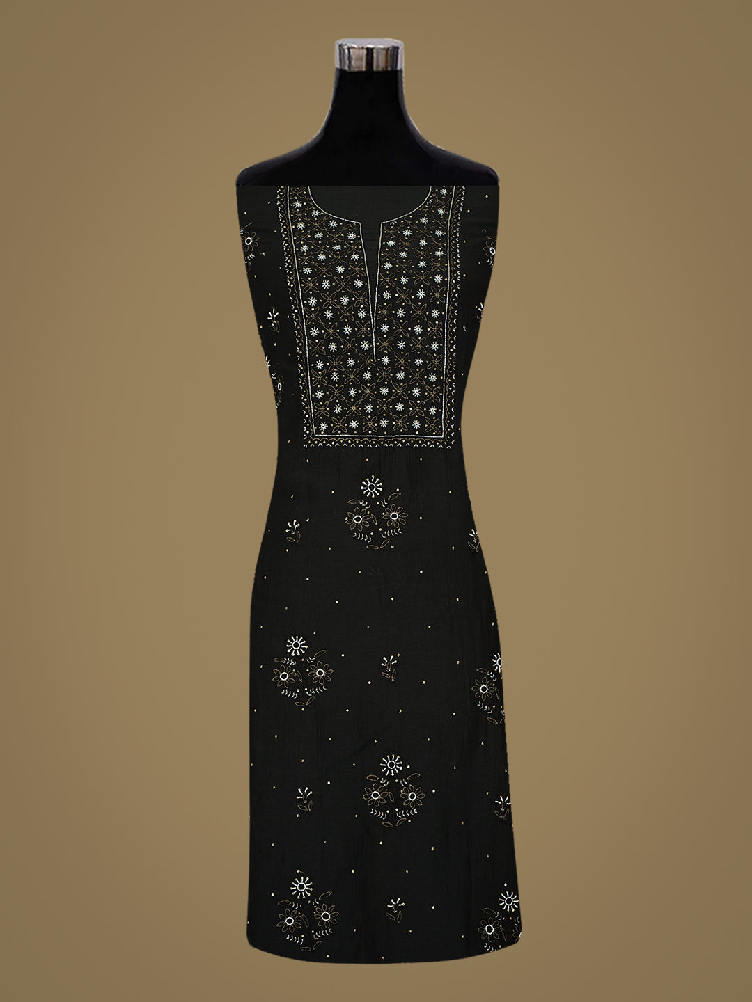 AdaHandEmbroideredBlackChanderiLucknowiChikankariUnstitchedKurtaDupattaWithCutdanaWork01A602020_3
