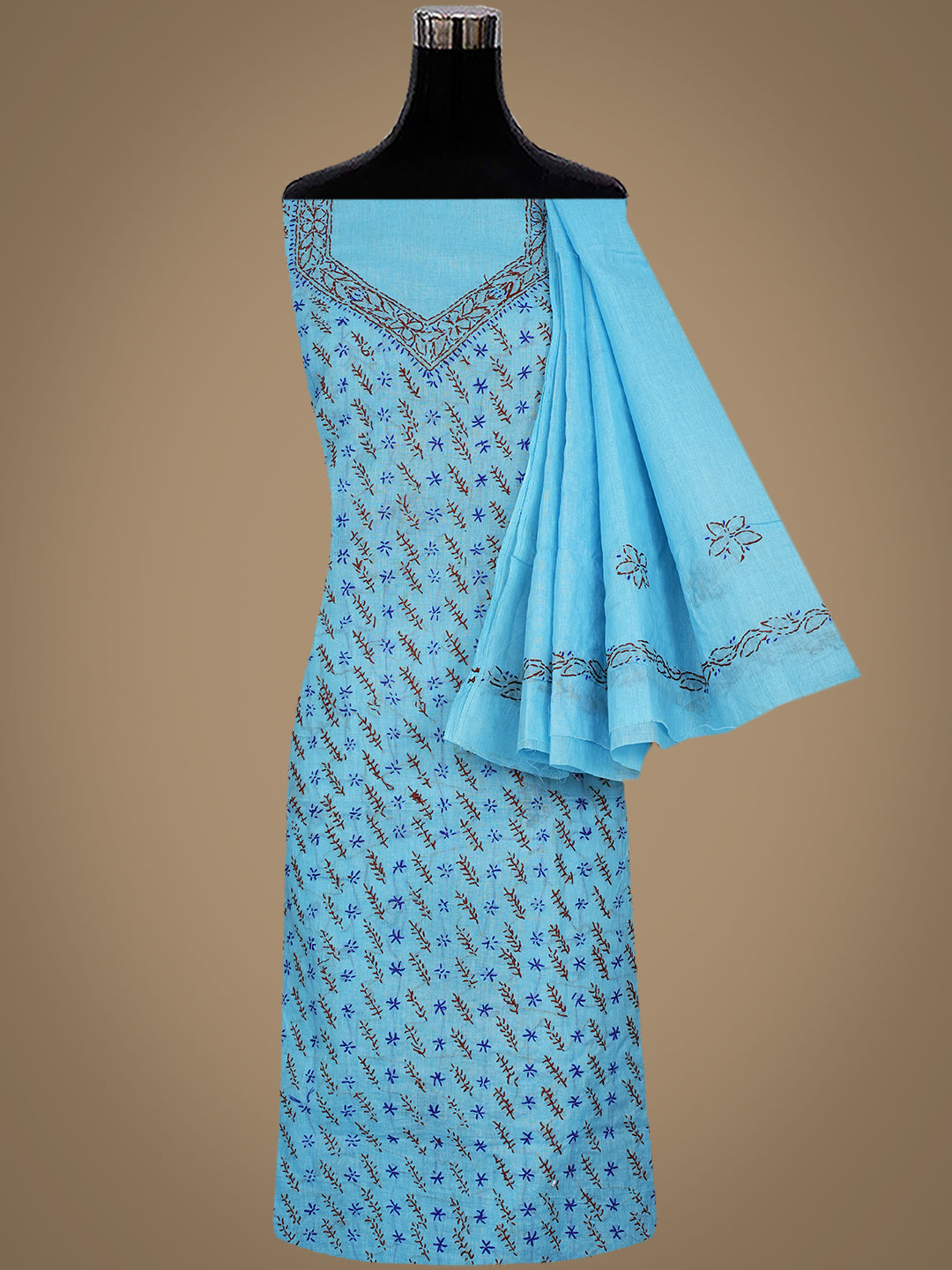 AdaHandEmbroideredBlueCottonLucknowiChikankariUnstitchedSuitPiece01A893893_3
