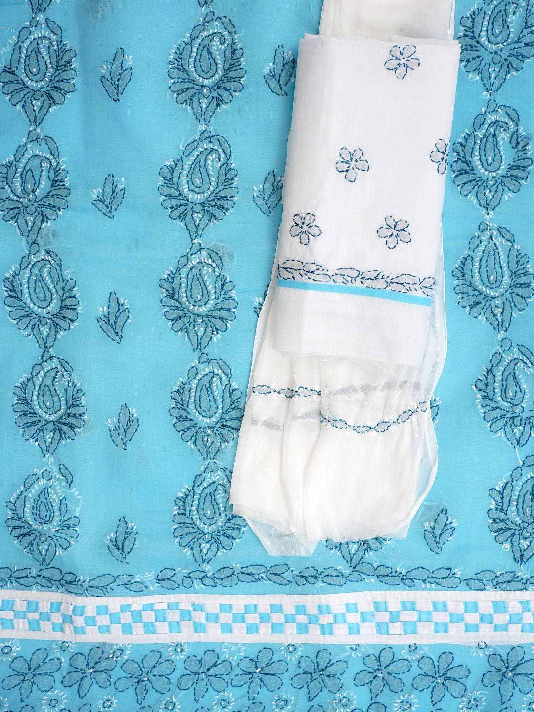 AdaHandEmbroideredBlueCottonLucknowiChikankariUnstitchedSuitPieceWithChiffonDupatta01A935703_4
