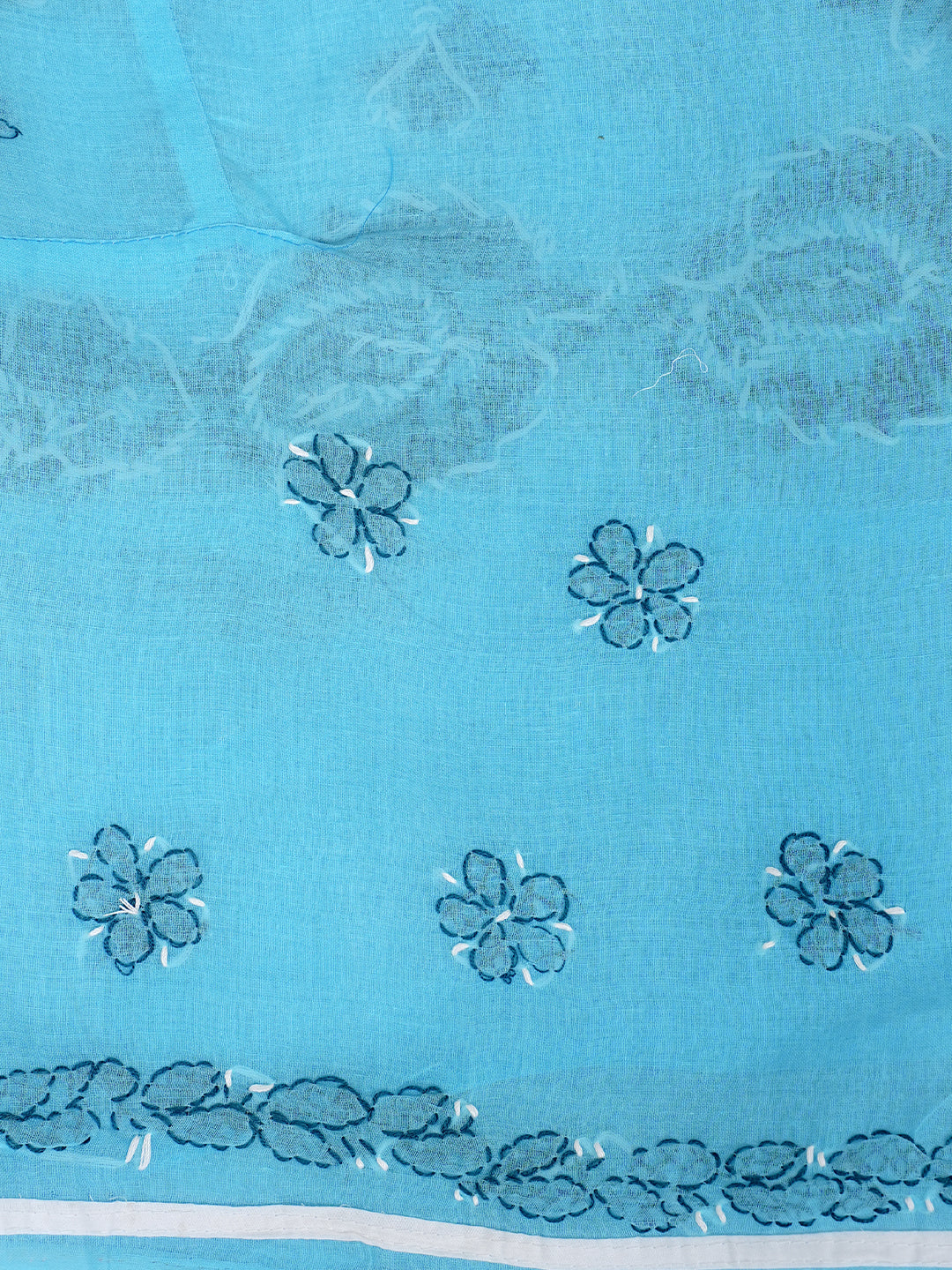 AdaHandEmbroideredBlueCottonLucknowiChikankariUnstitchedSuitPieceWithChiffonDupatta01A935703_6
