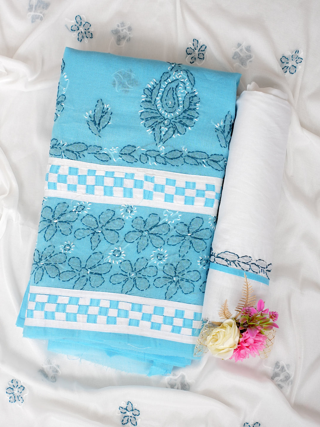 AdaHandEmbroideredBlueCottonLucknowiChikankariUnstitchedSuitPieceWithChiffonDupatta01A935703_8
