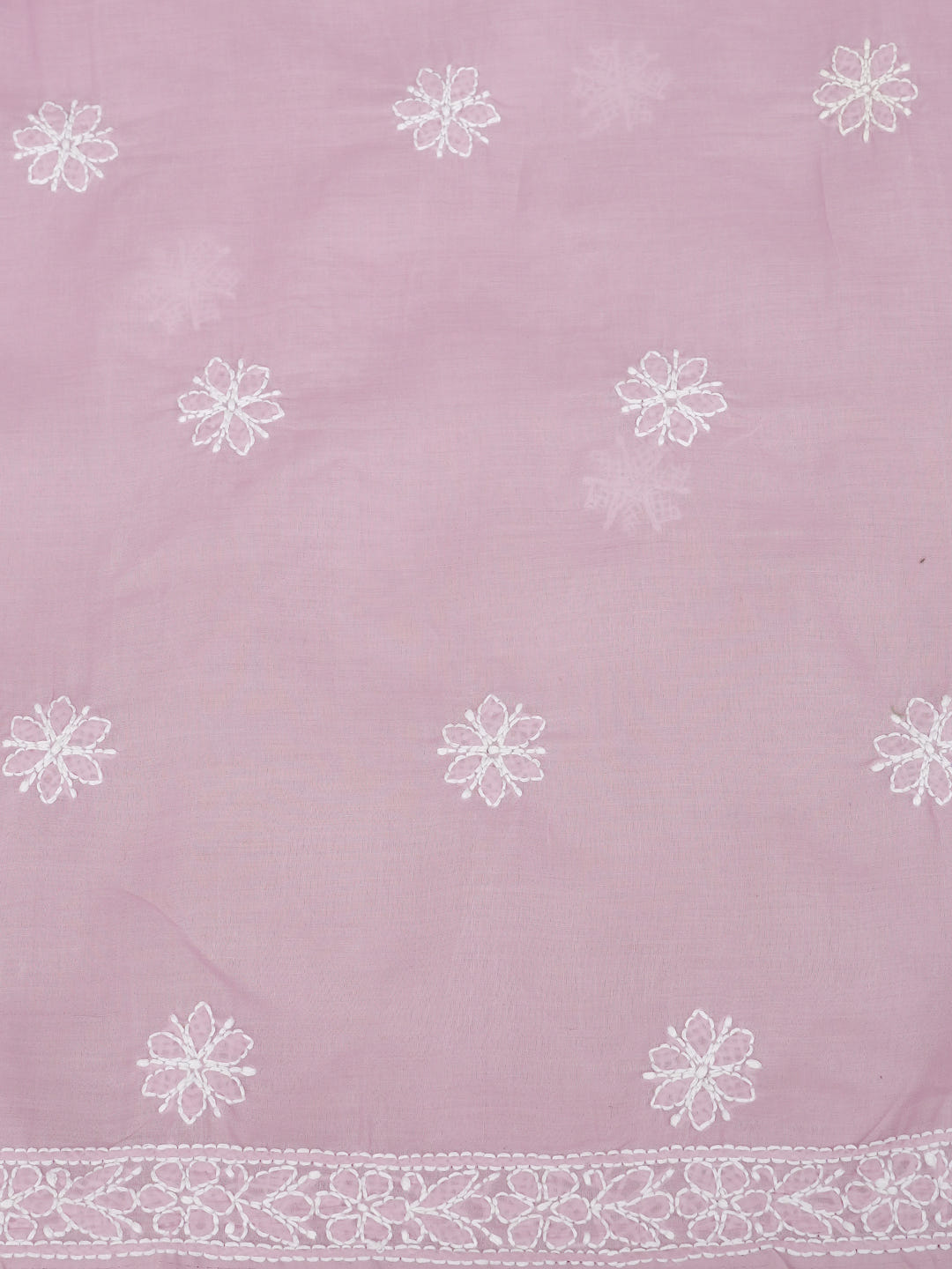 Ada Hand Embroidered Dusty Pink Cotton Lucknowi Chikankari Unstitched Suit Piece With Chiffon Dupatta 01A1021197_2
