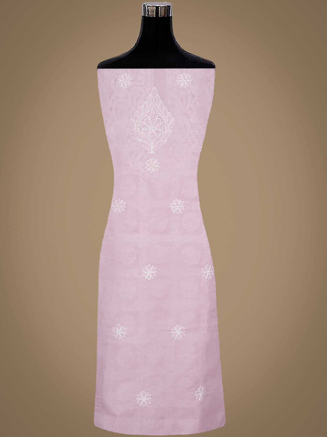 Ada Hand Embroidered Dusty Pink Cotton Lucknowi Chikankari Unstitched Suit Piece With Chiffon Dupatta 01A1021197_6