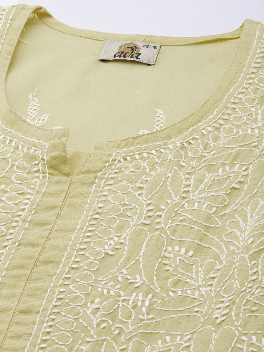 AdaHandEmbroideredFawnCottonLucknowChikankariKurtaA911555_3
