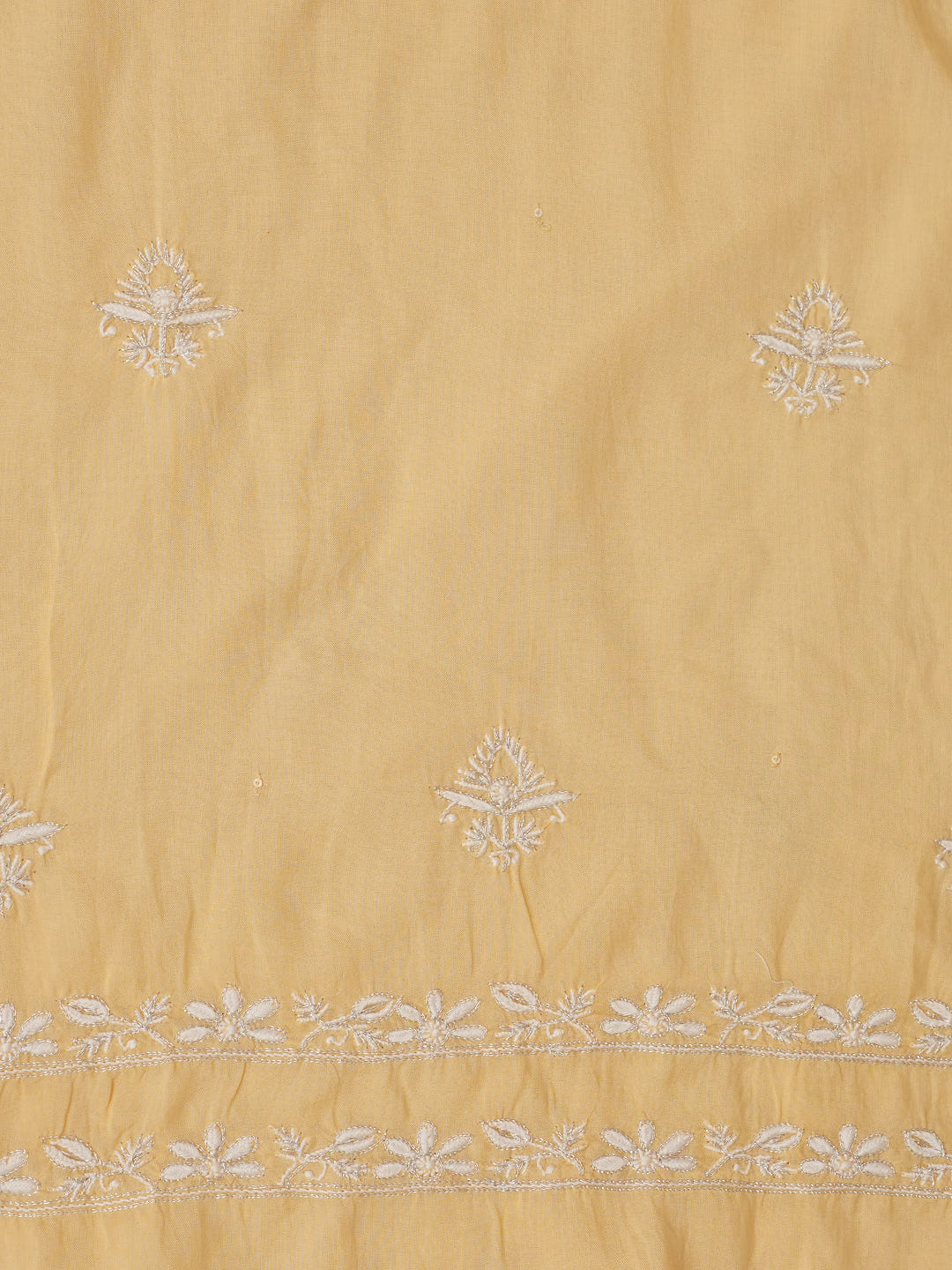 Ada Hand Embroidered Fawn Modal Lucknowi Chikankari Unstitched Suit Piece With Zari Work 08A500850_7