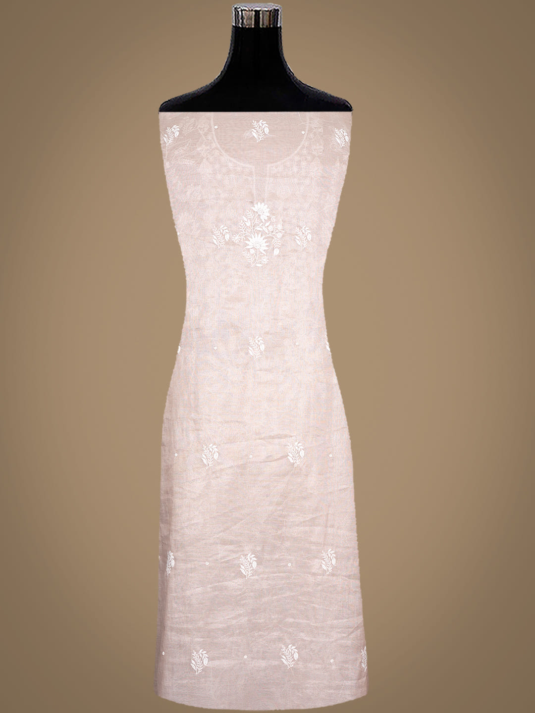 Ada Fawn Tissue Unstitched Kurta Dupatta_7