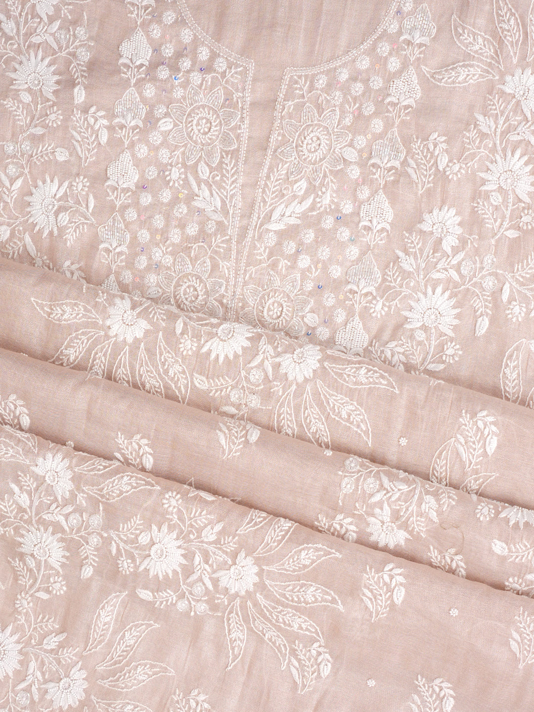 Ada Fawn Tissue Unstitched Kurta Dupatta_8