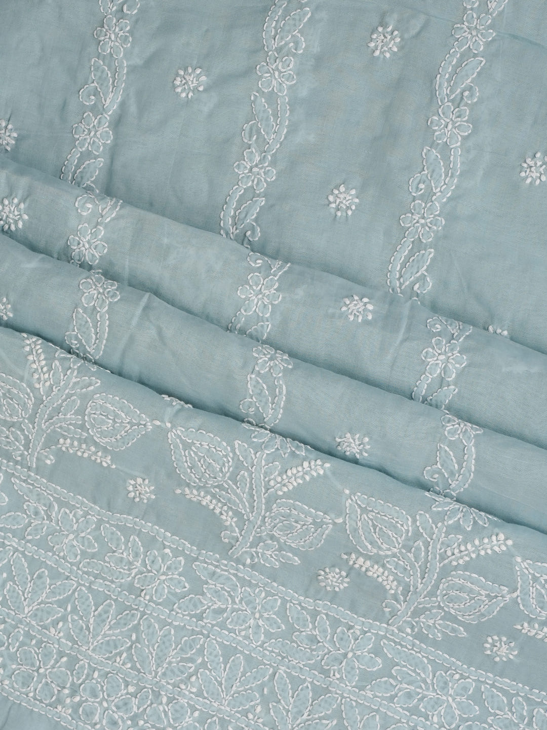 Ada Hand Embroidered Grey Cotton Lucknowi Chikankari Unstitched Suit Piece with Chiffon Dupatta 01A1019969_6