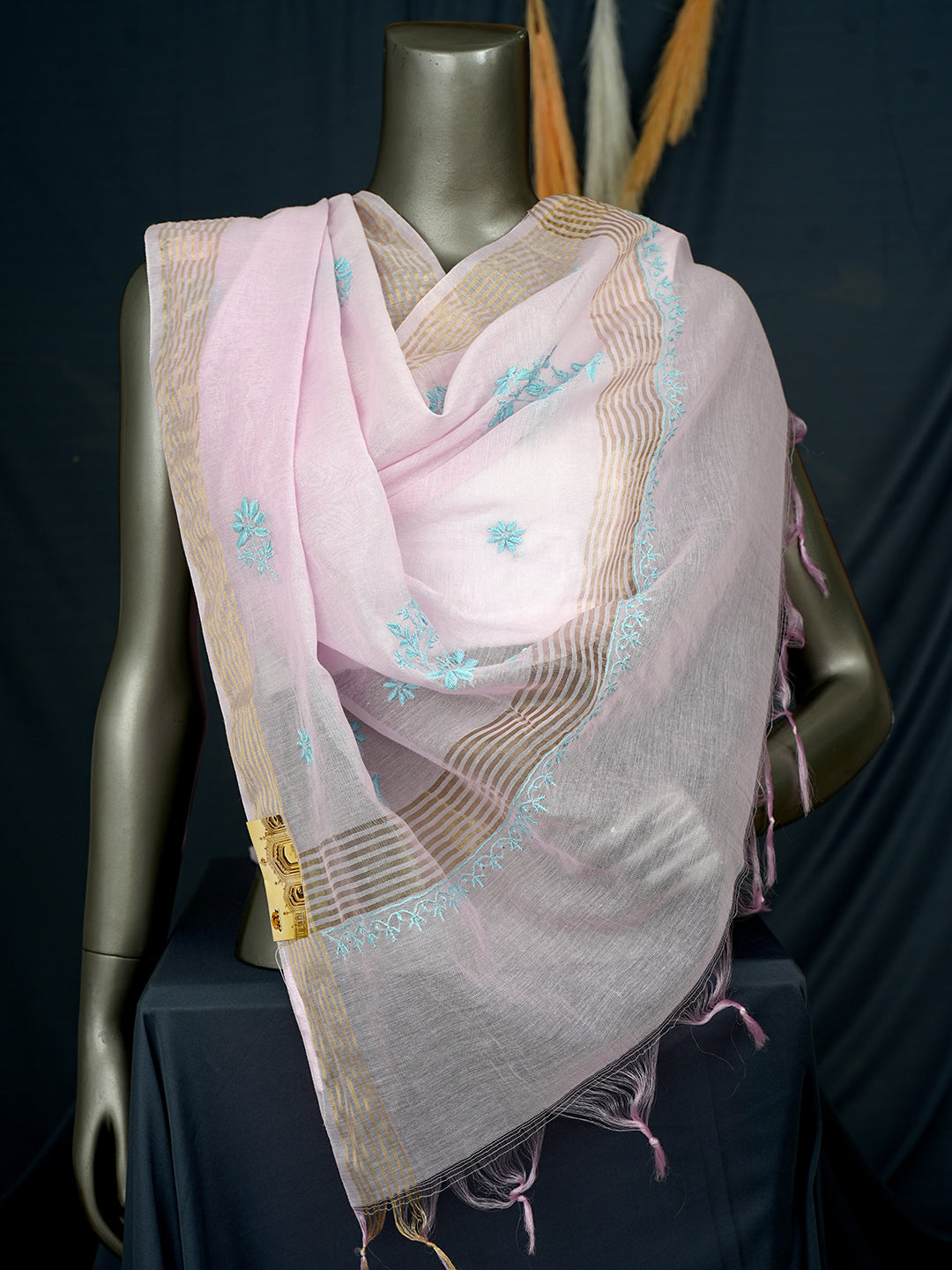 Ada Lavender Chanderi  Dupatta_2