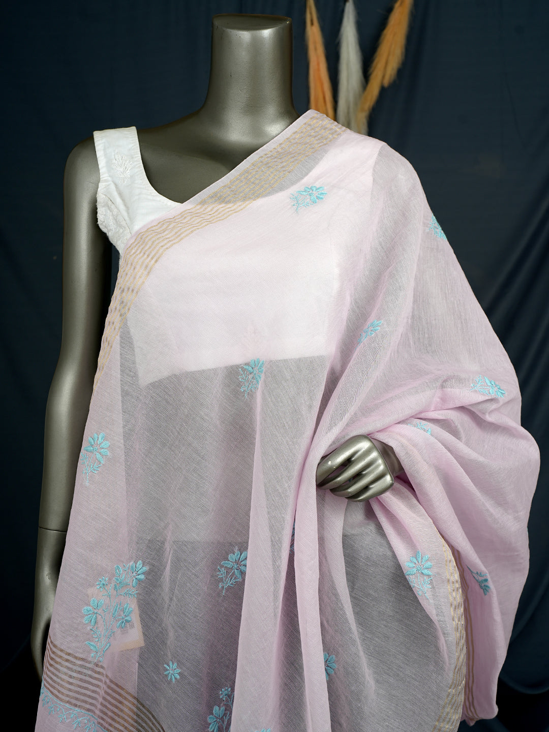 Ada Lavender Chanderi  Dupatta_3