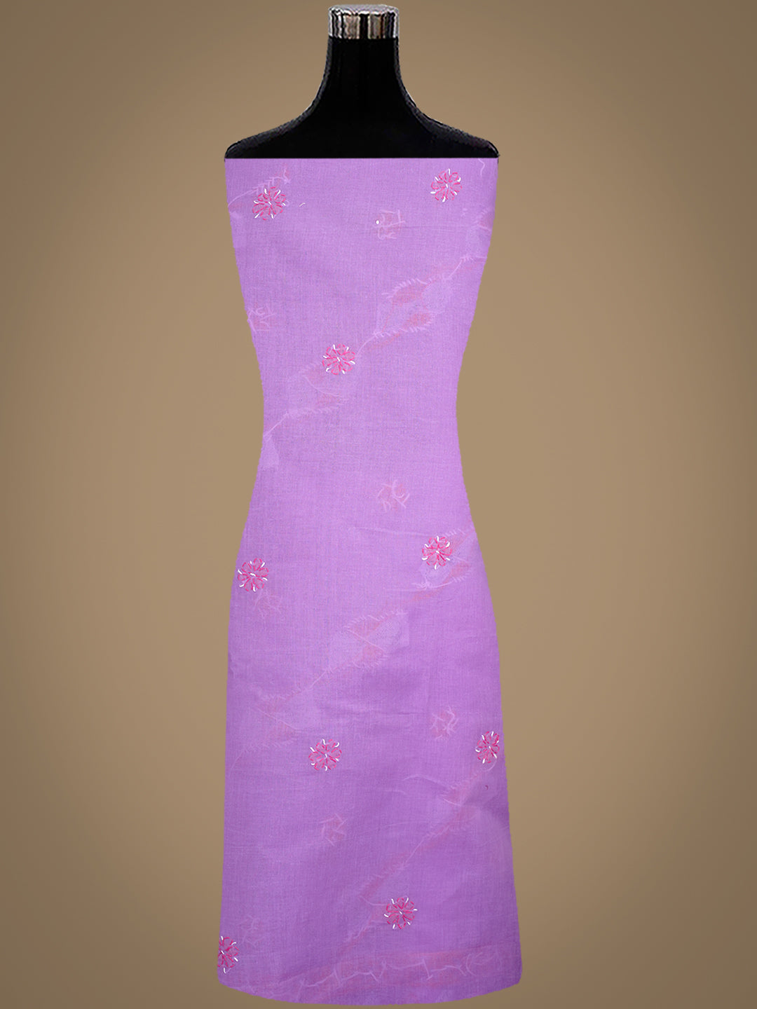 Ada Hand Embroidered Lavender Cotton Lucknowi Chikankari Unstitched Suit Piece 01A916011_2