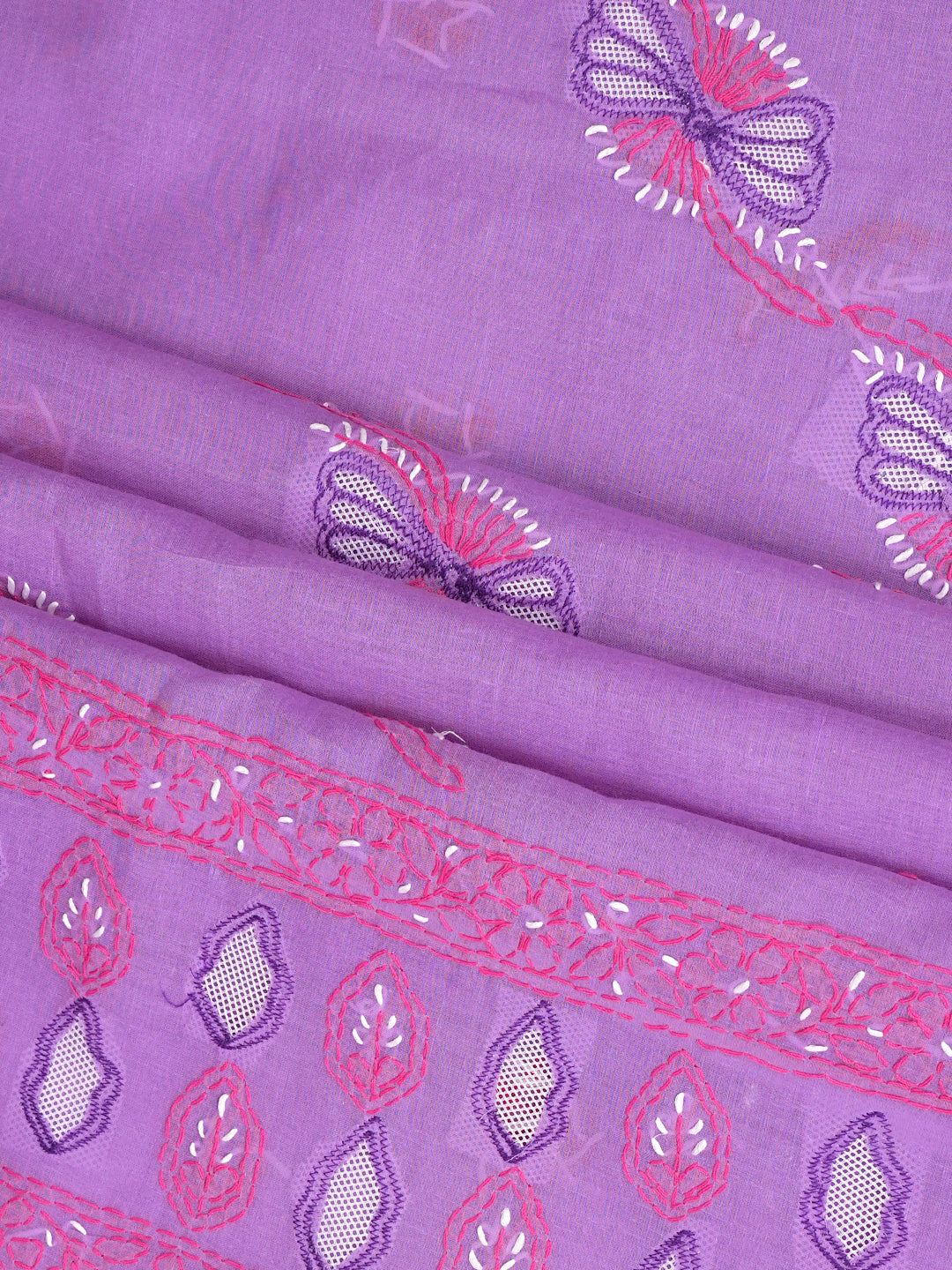 Ada Hand Embroidered Lavender Cotton Lucknowi Chikankari Unstitched Suit Piece 01A916011_6