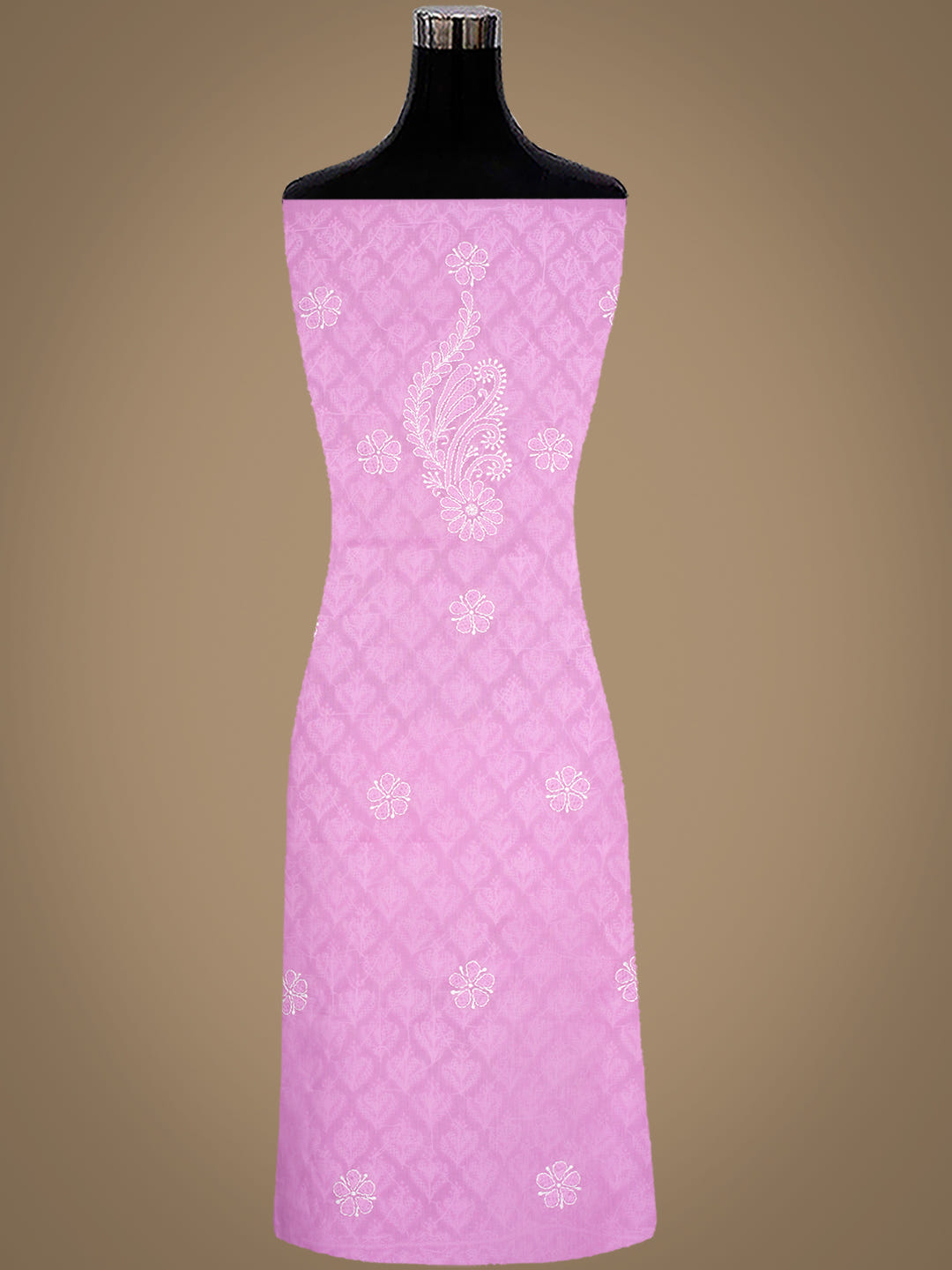 Ada Hand Embroidered Lavender Cotton Lucknowi Chikankari Unstitched Suit Piece With Chiffon Dupatta 01A972953_9
